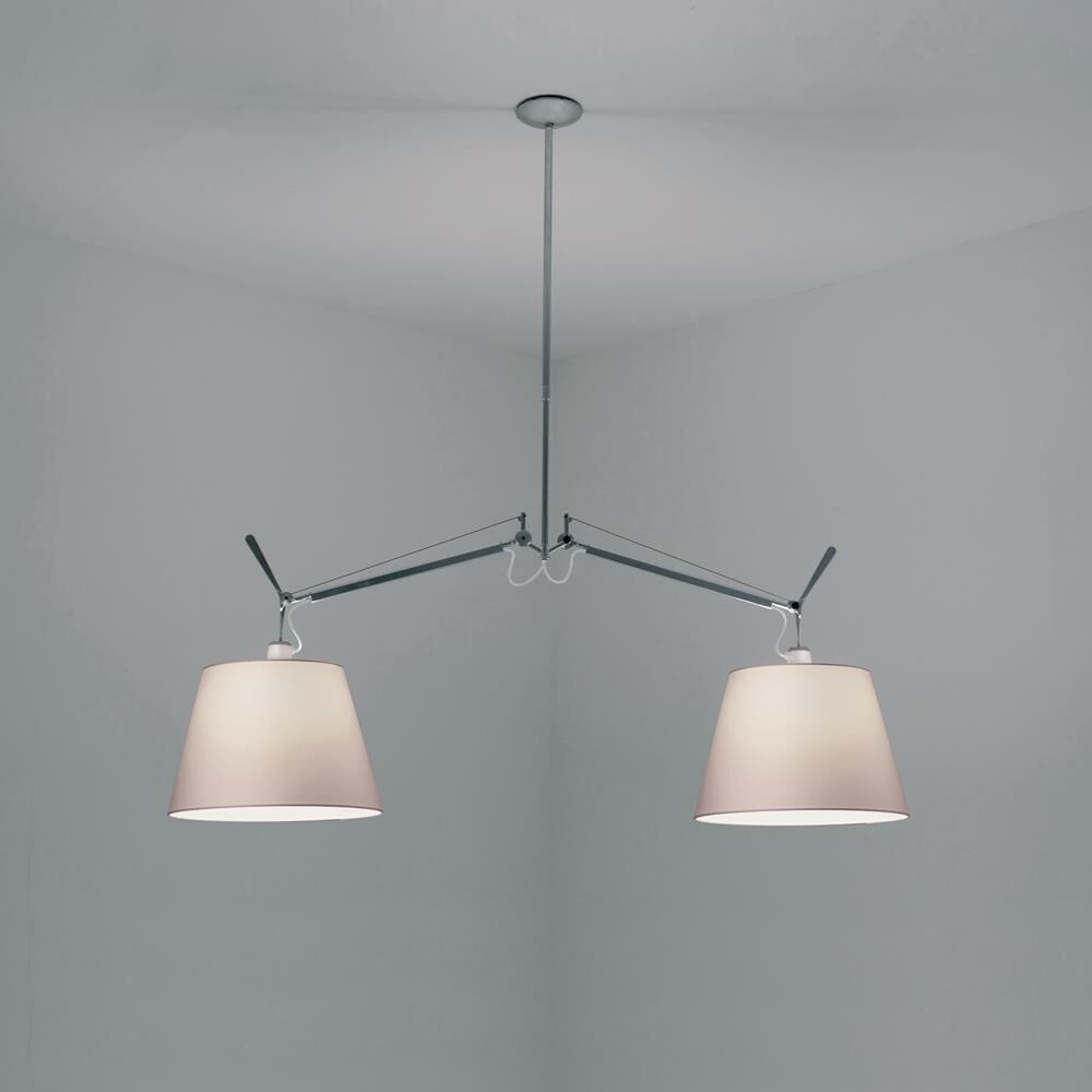 Michele De Lucchi, Giancarlo Fassina Tolomeo 54 Inch 2 Light Linear Suspension Light by Artemide