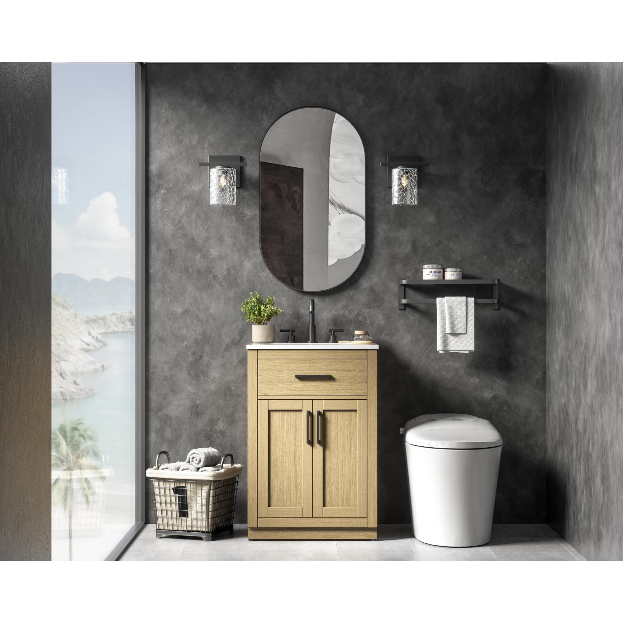 Alden 24 Inch Bath Vanity by Elegant Dcor