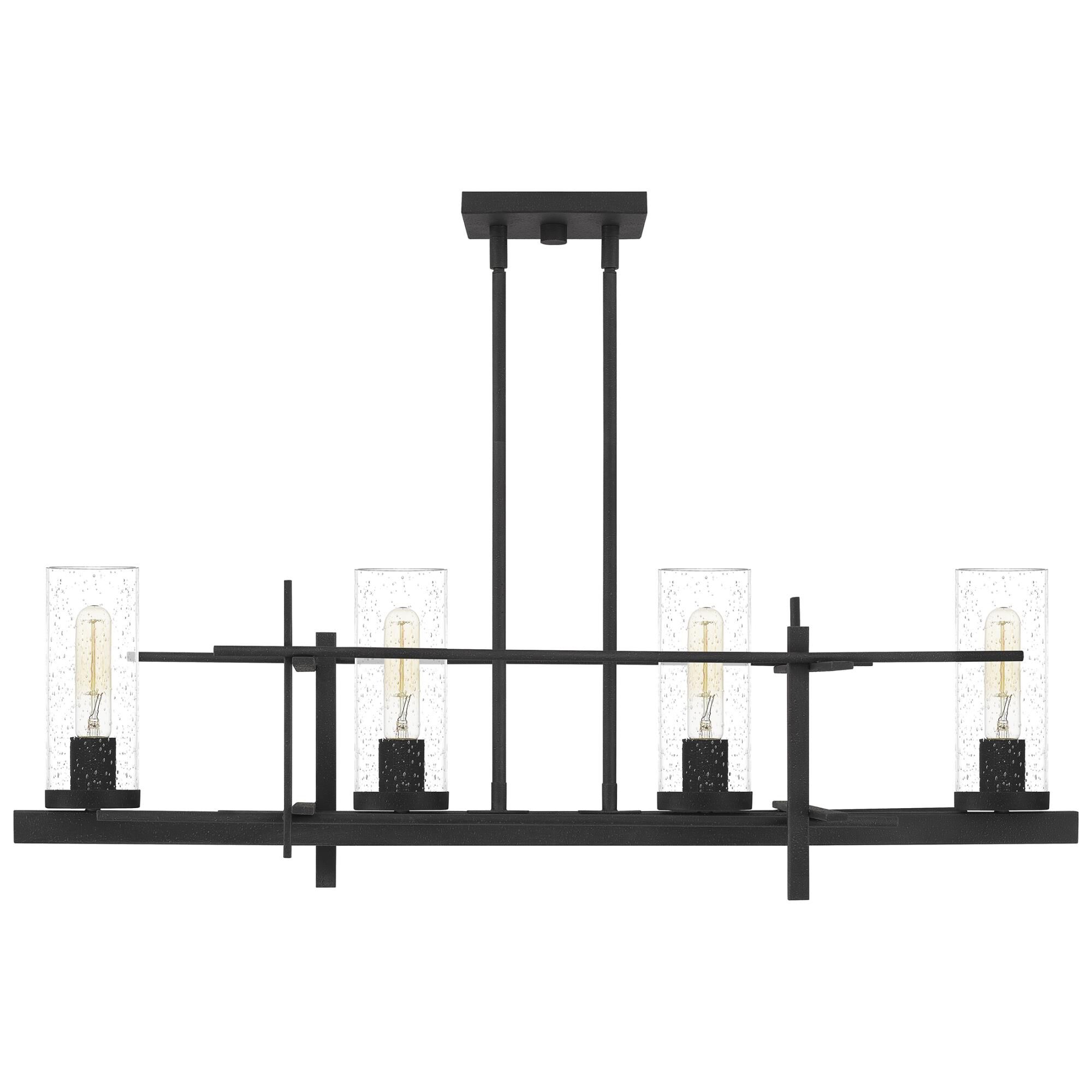 Aura 38 Inch 4 Light Linear Suspension Light by Quoizel