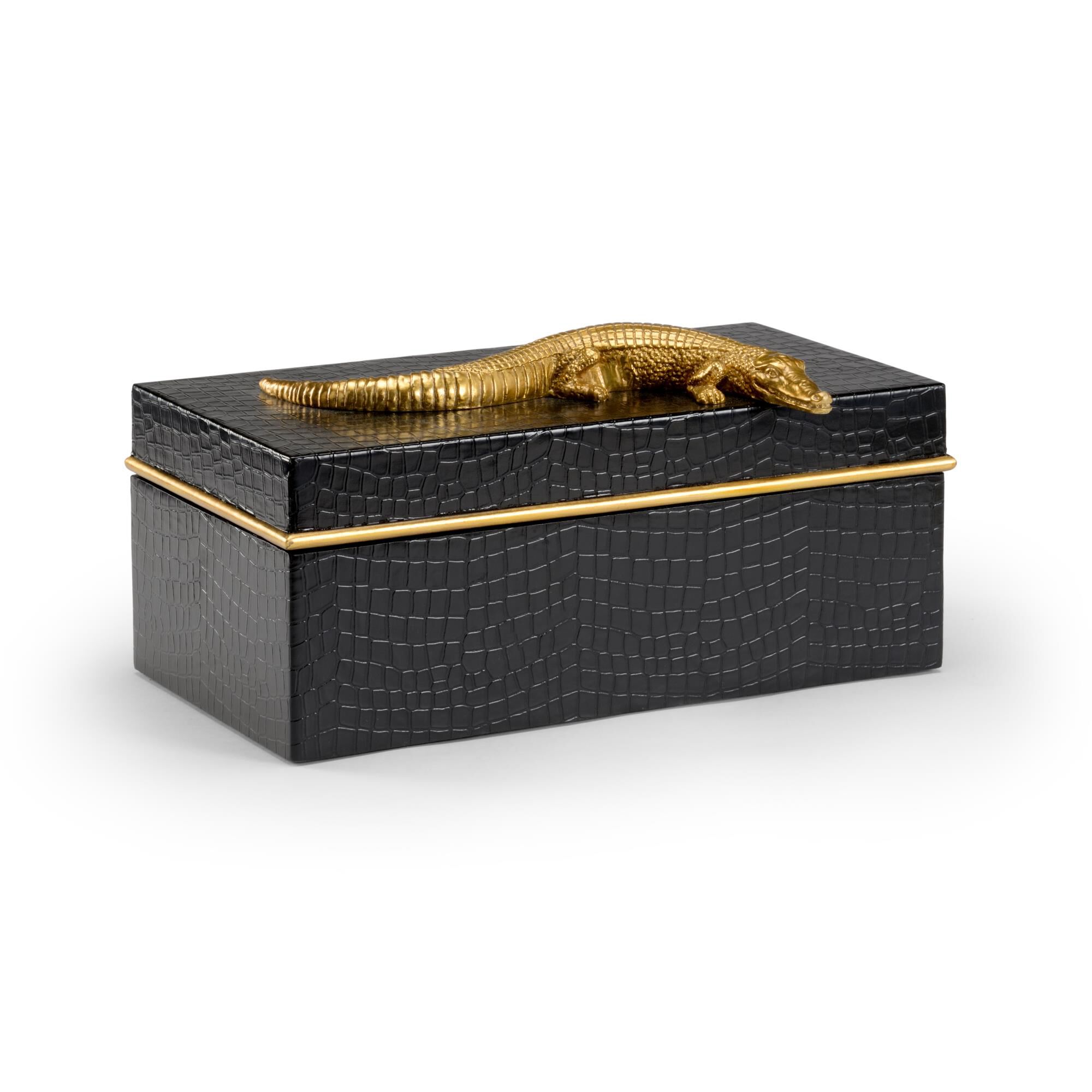 Shown in Black/Leatherette/Antique Gold finish