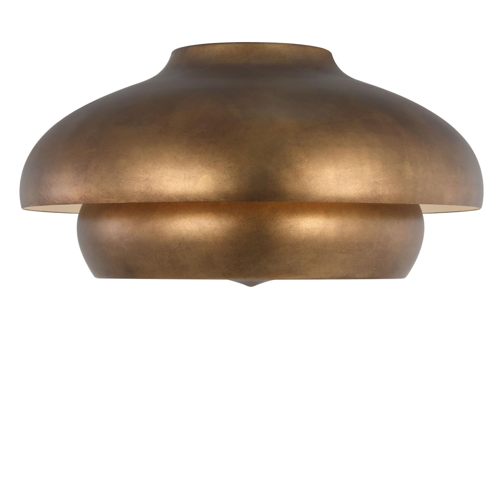 Shown in Vintage Gild finish and Silk Print Inside, Clear Outside Tempered glass