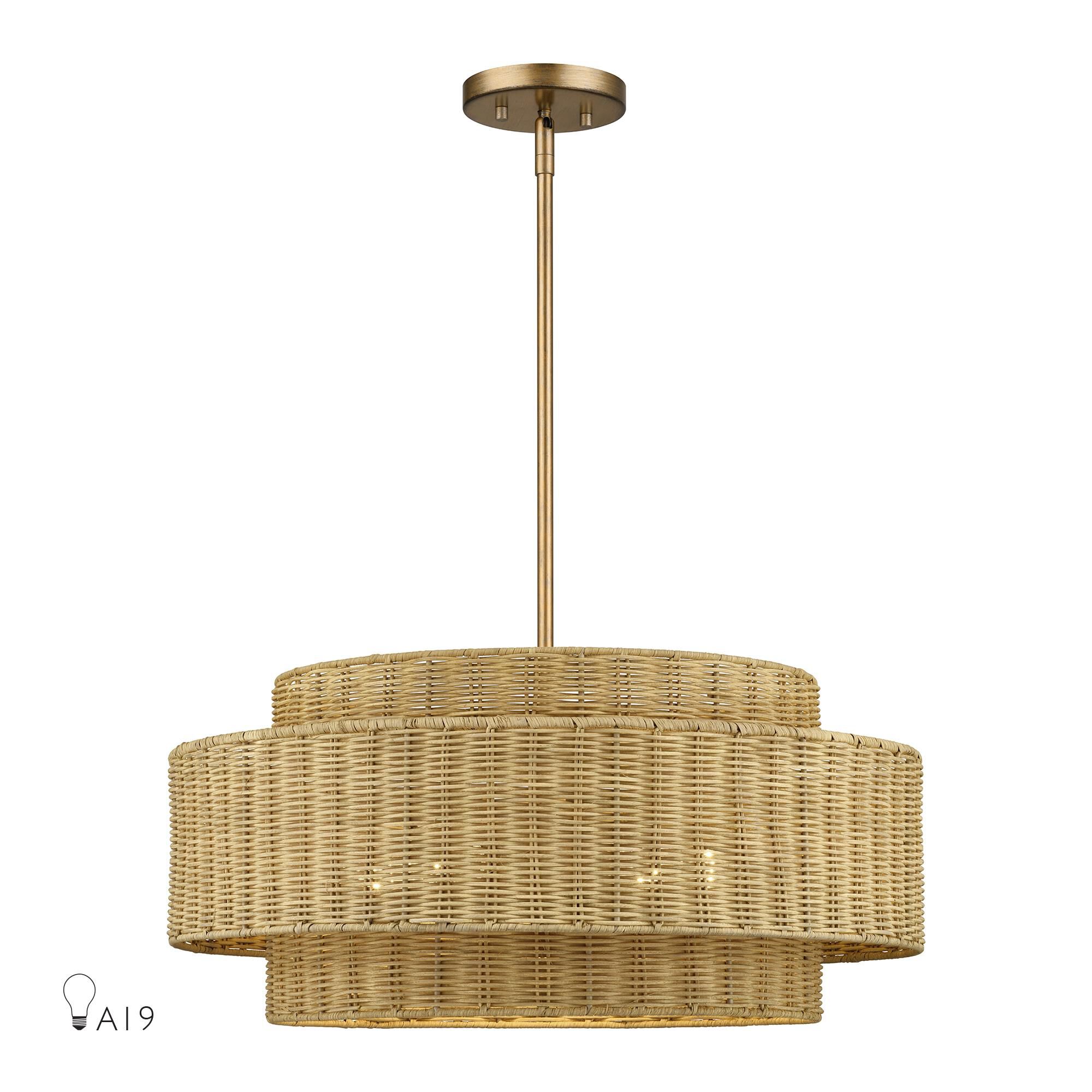 Weavington 23 Inch Large Pendant by Livex Lighting