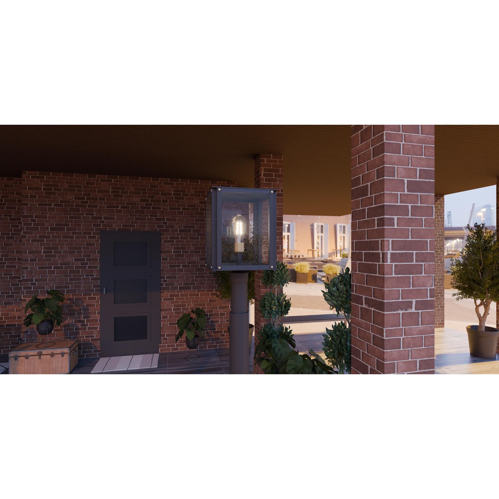 Robbins 9.5 Inch 1 Light Outdoor Post Lamp by Quoizel