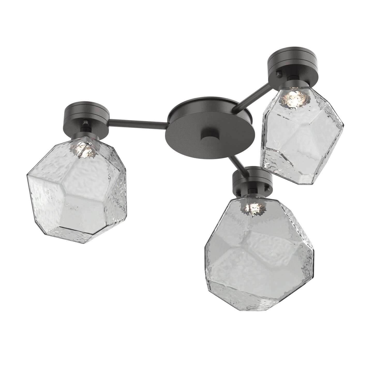 Levi Wilson Gem 24 Inch Semi Flush Mount by Hammerton Studio