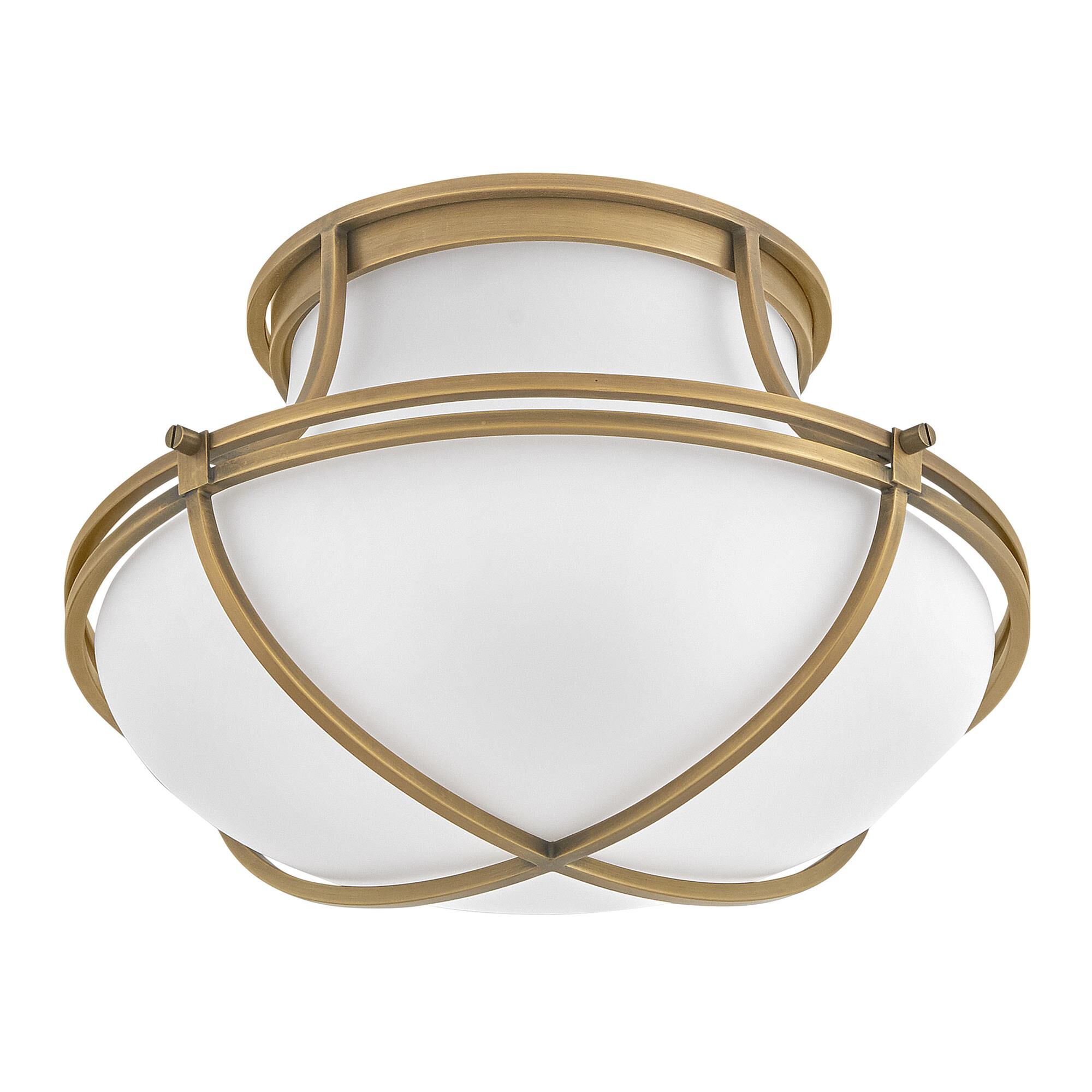 Saddler 15 Inch 3 Light Flush Mount,