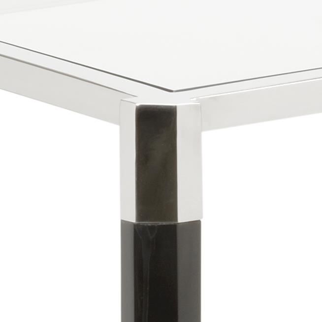 Shown in Polished Nickel - Black - Clear finish