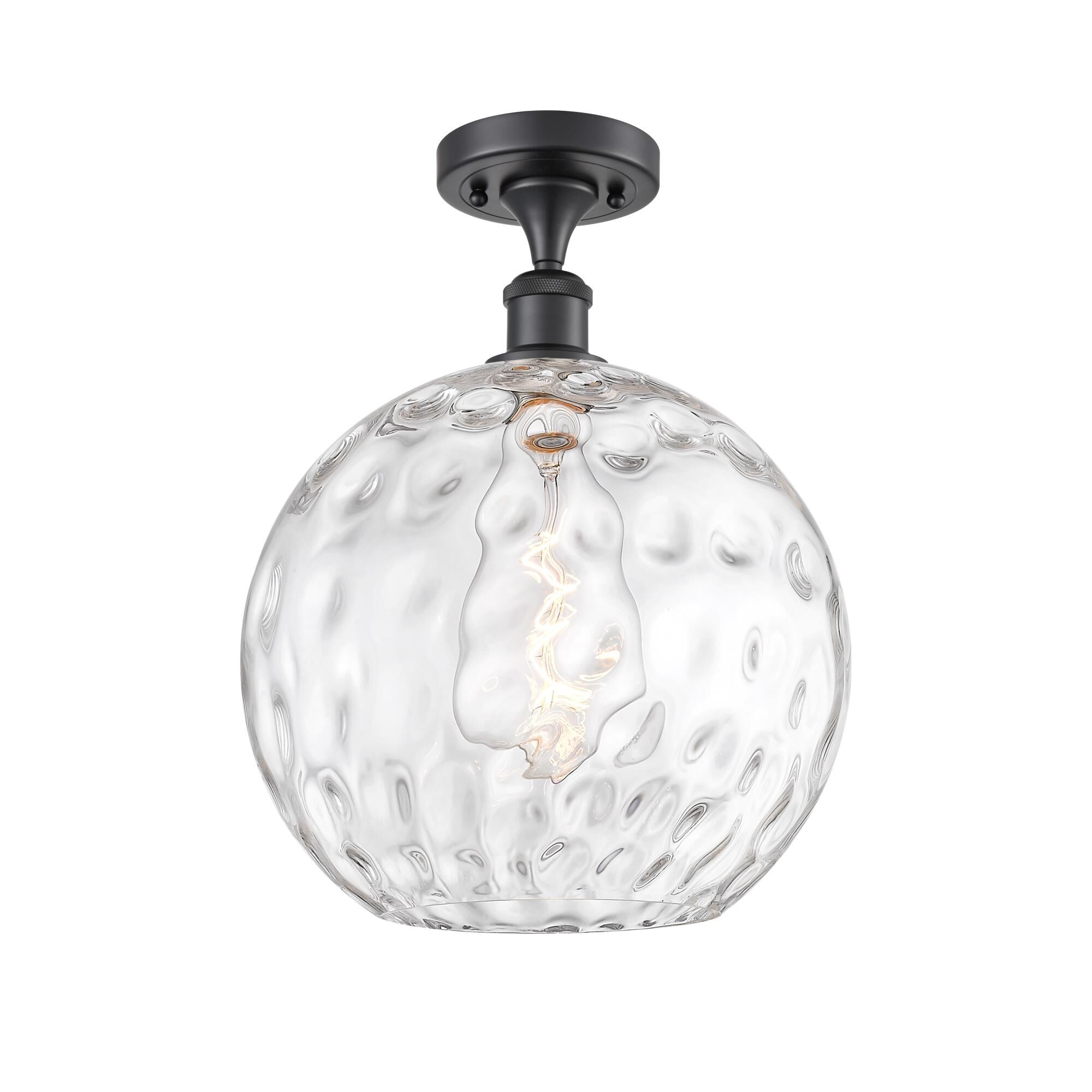 Bruno Marashlian Athens Water Glass 12 Inch 1 Light Semi Flush Mount by Innovations Lighting