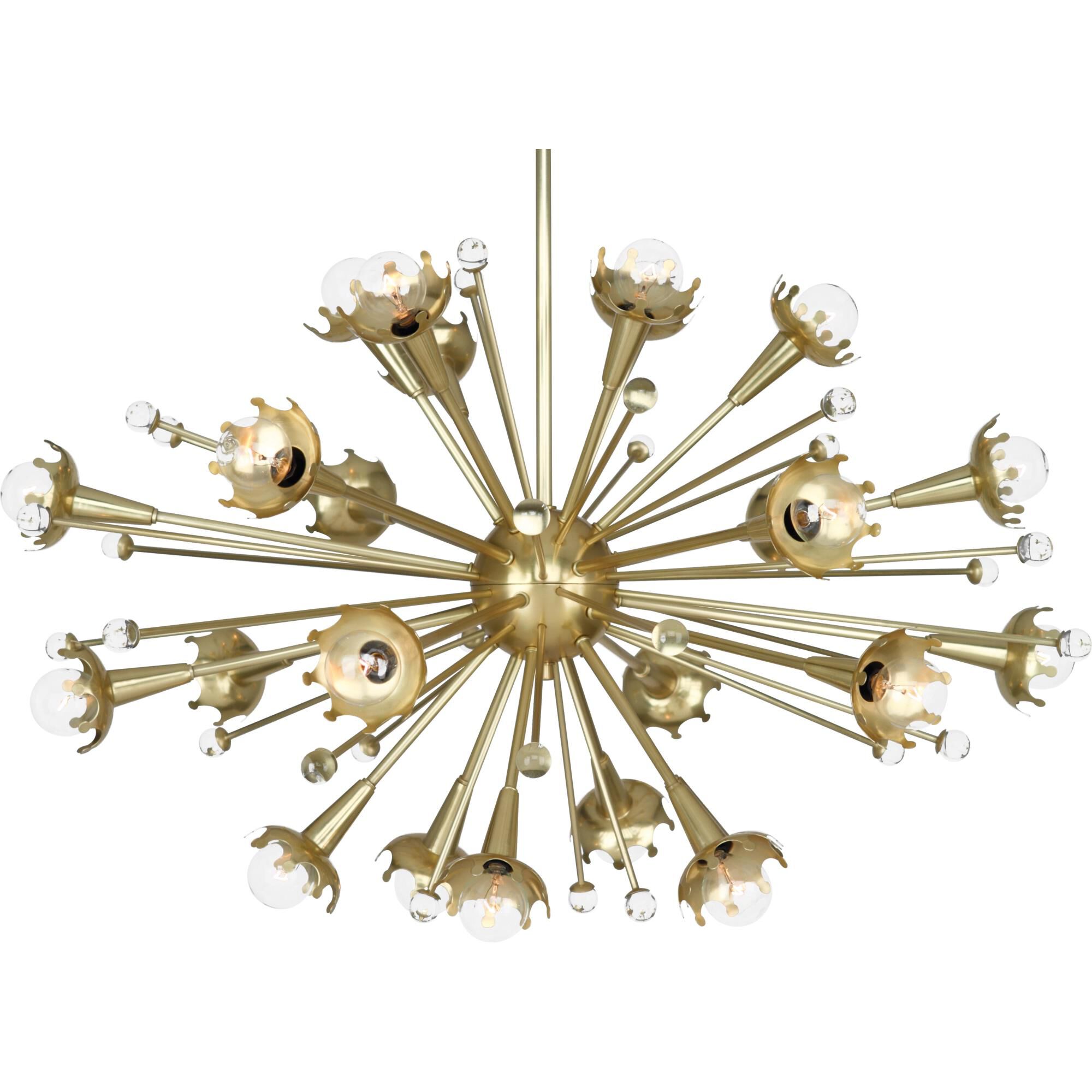 Shown in Antique Brass With Crystal Accents finish