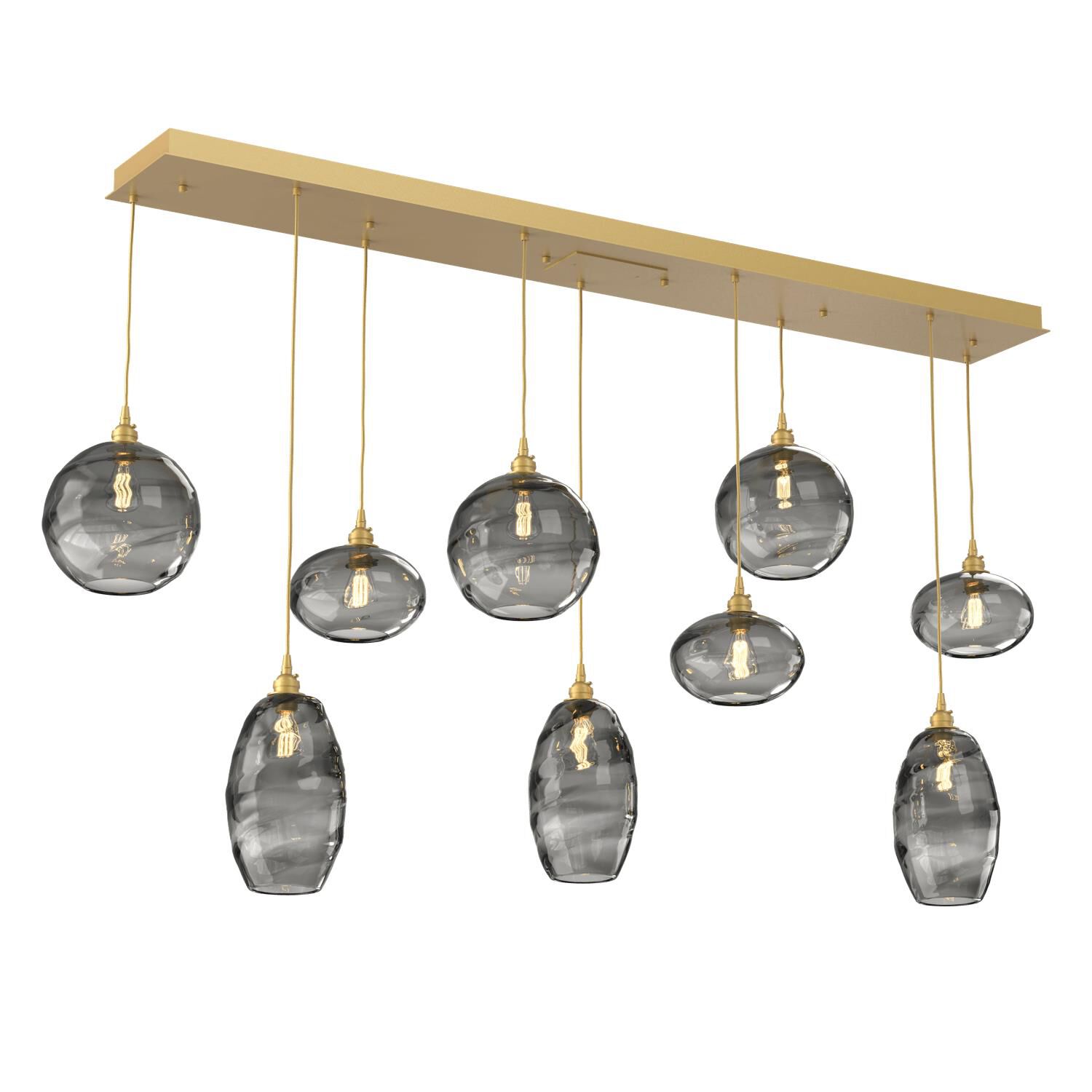 Misto 69 Inch 9 Light Linear Suspension Light by Hammerton Studio