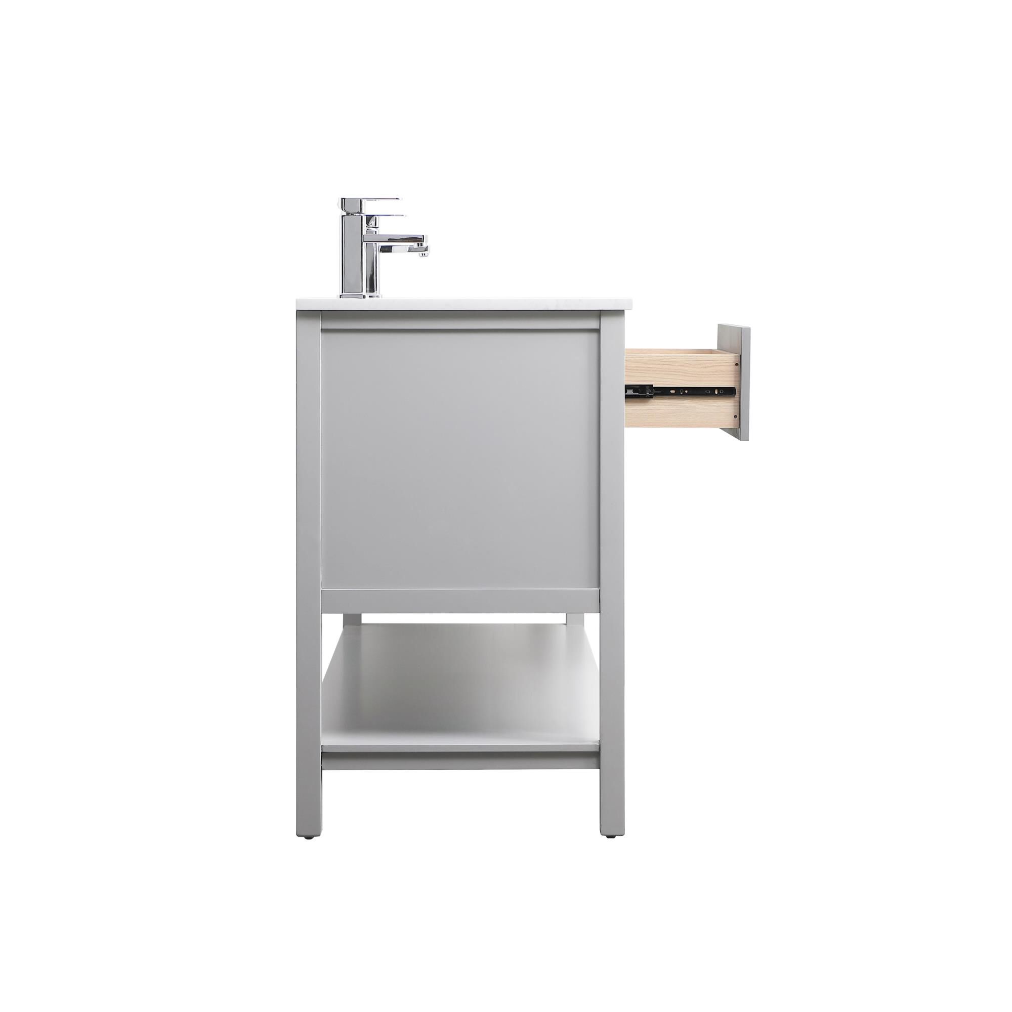 Shown in Grey finish