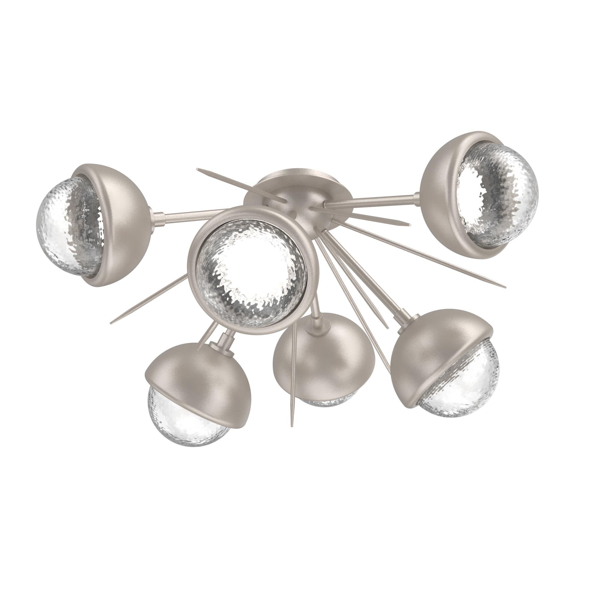 Levi Wilson Cabochon 28 Inch Semi Flush Mount by Hammerton Studio