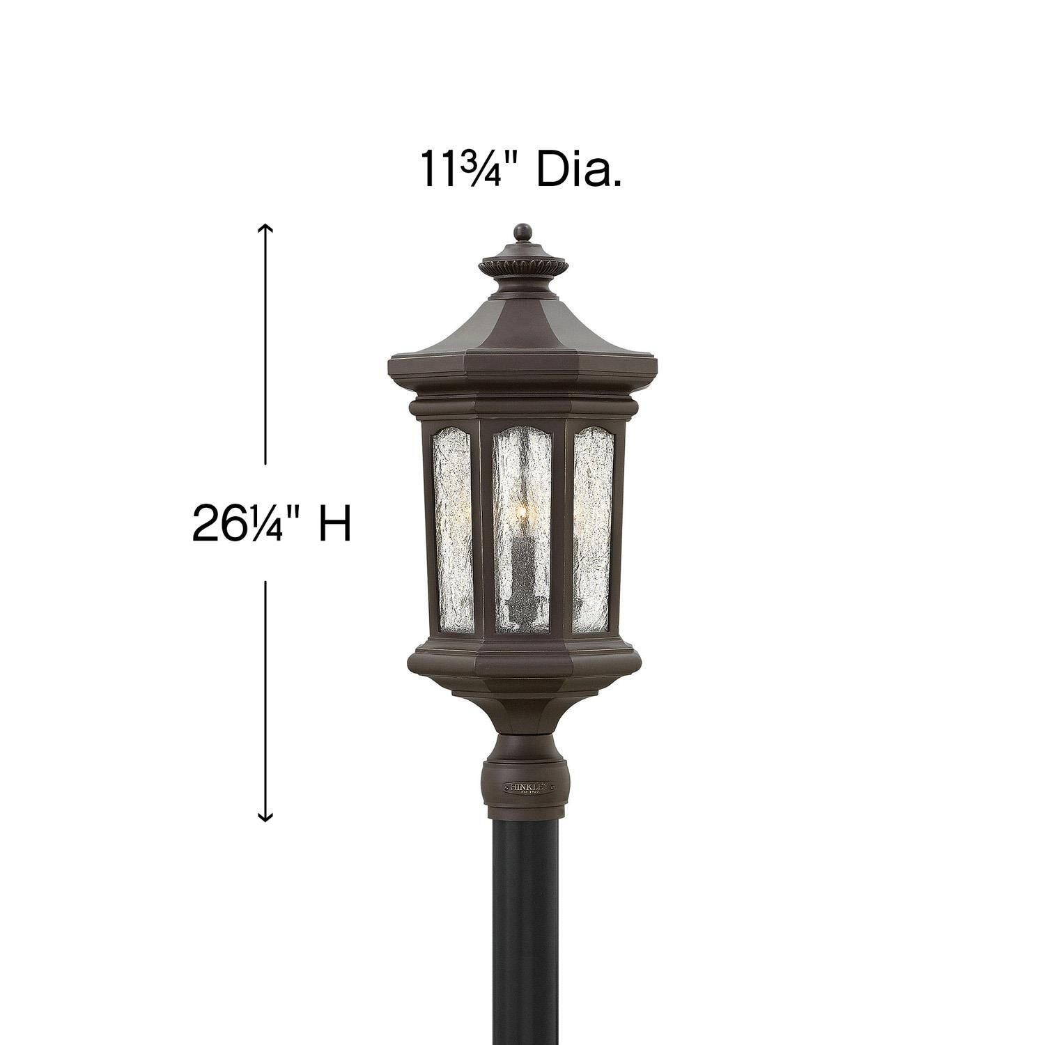 Raley 26 Inch Tall 4 Light Outdoor Post Lamp by Hinkley Lighting