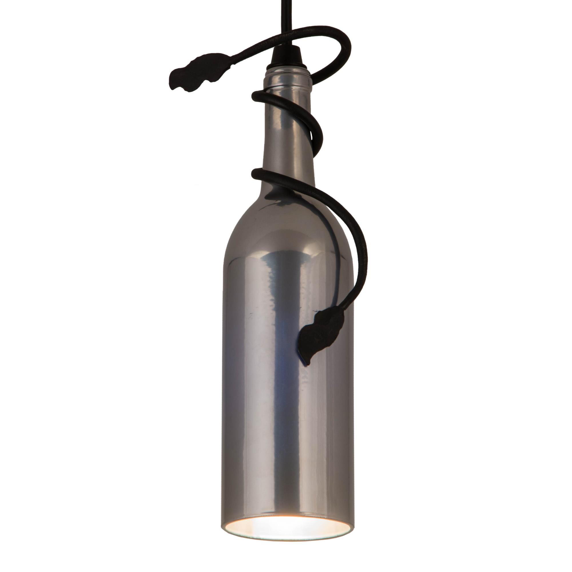 Shown in Chrome finish and Blue Transparent glass