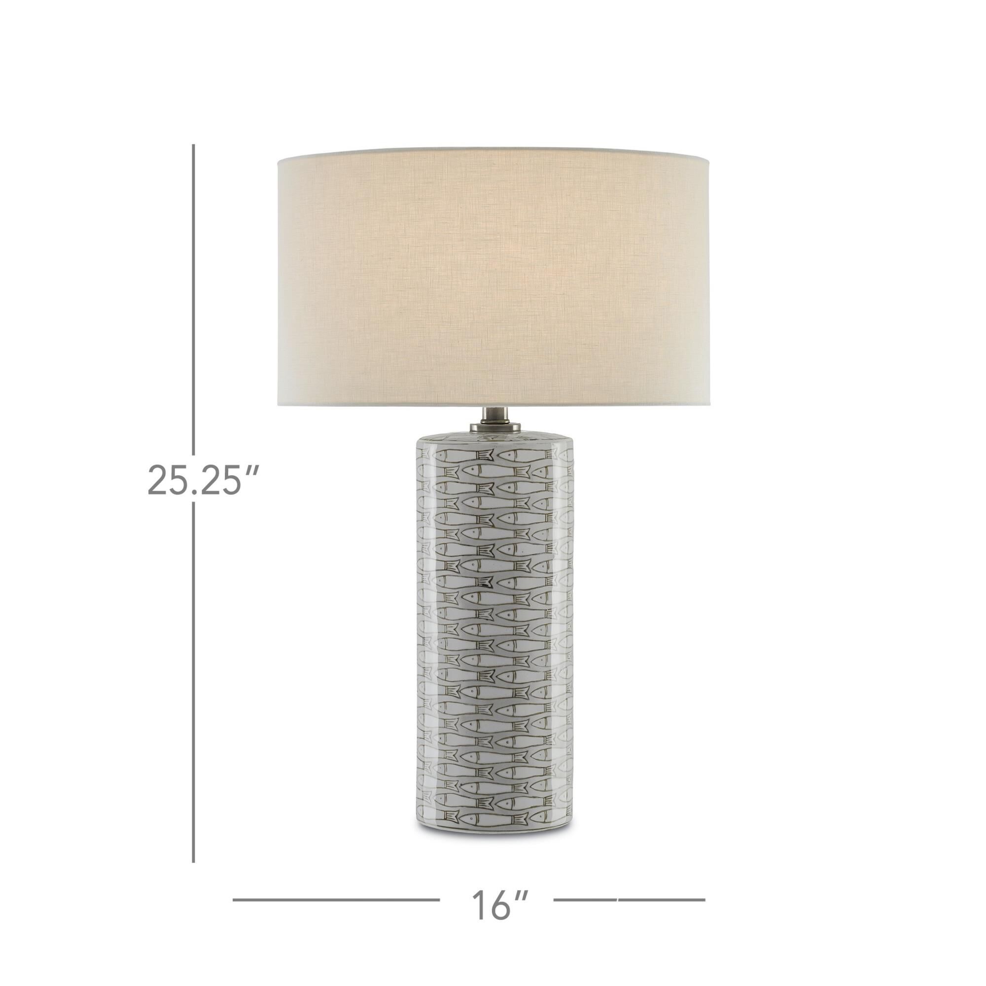 Fisch Table Lamp by Currey and Company