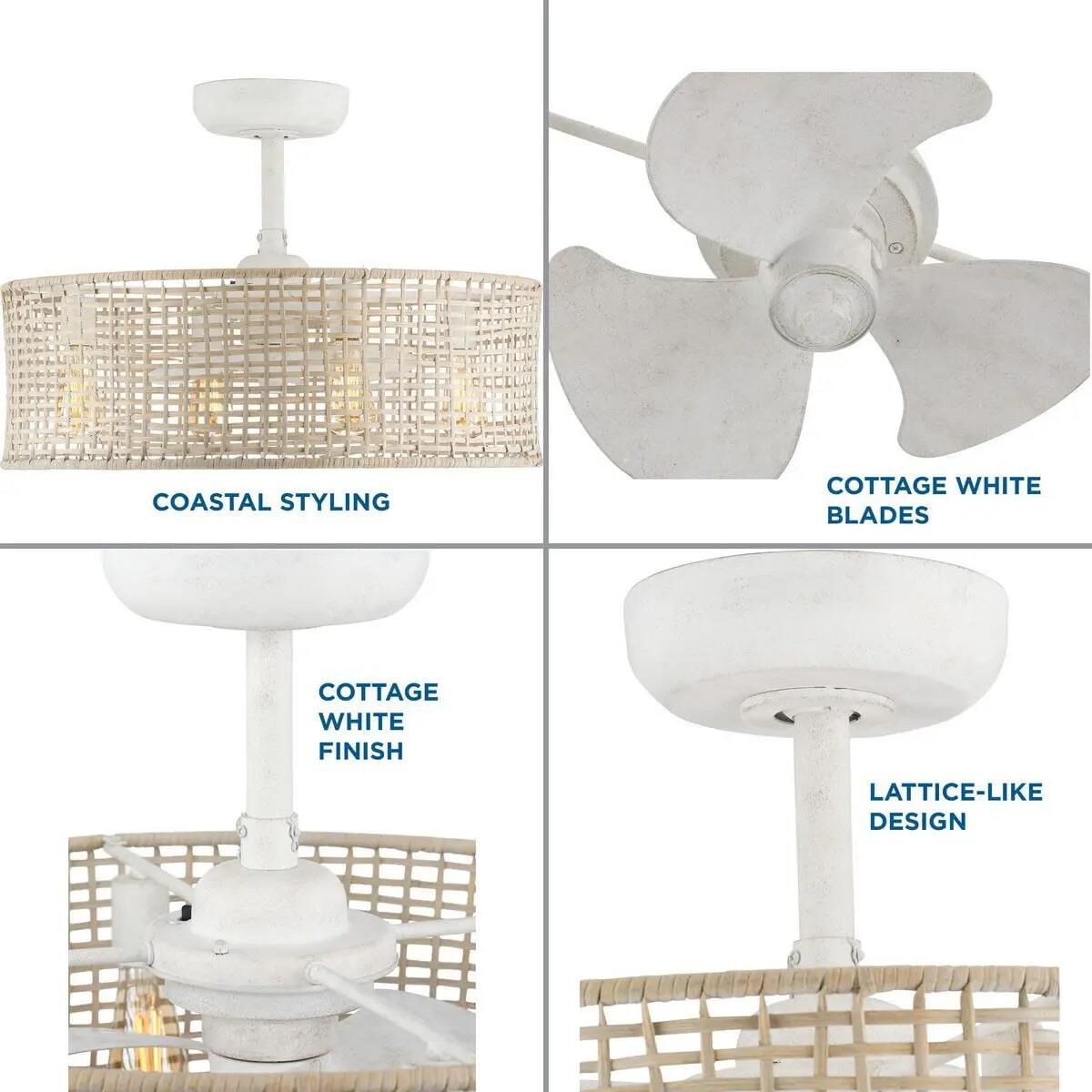 Shown in White finish