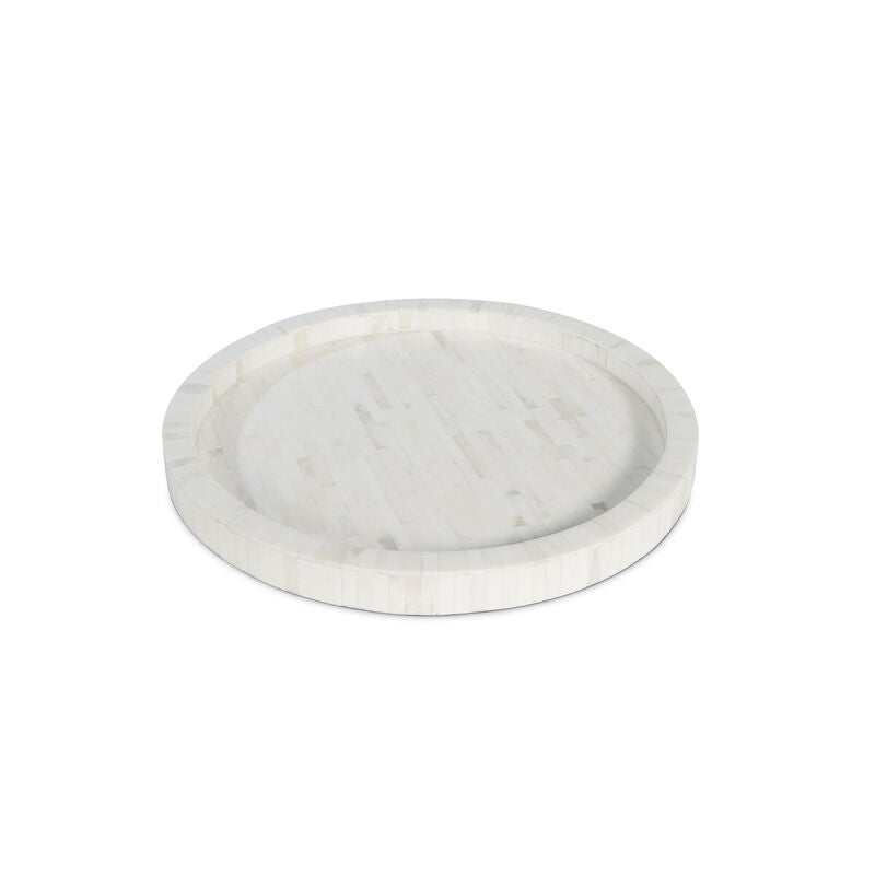 Bone and Indigo Tray by Regina Andrew