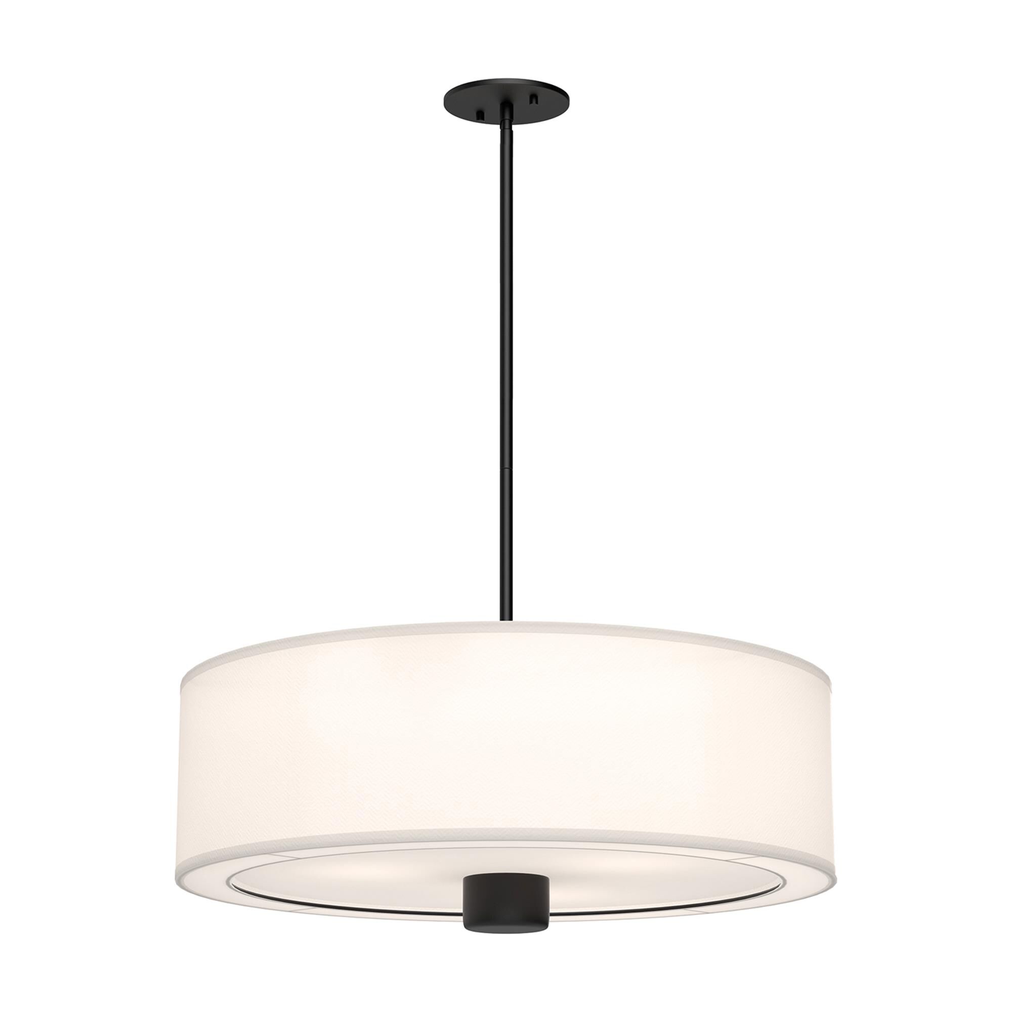 Shown in Matte Black And White Linen finish