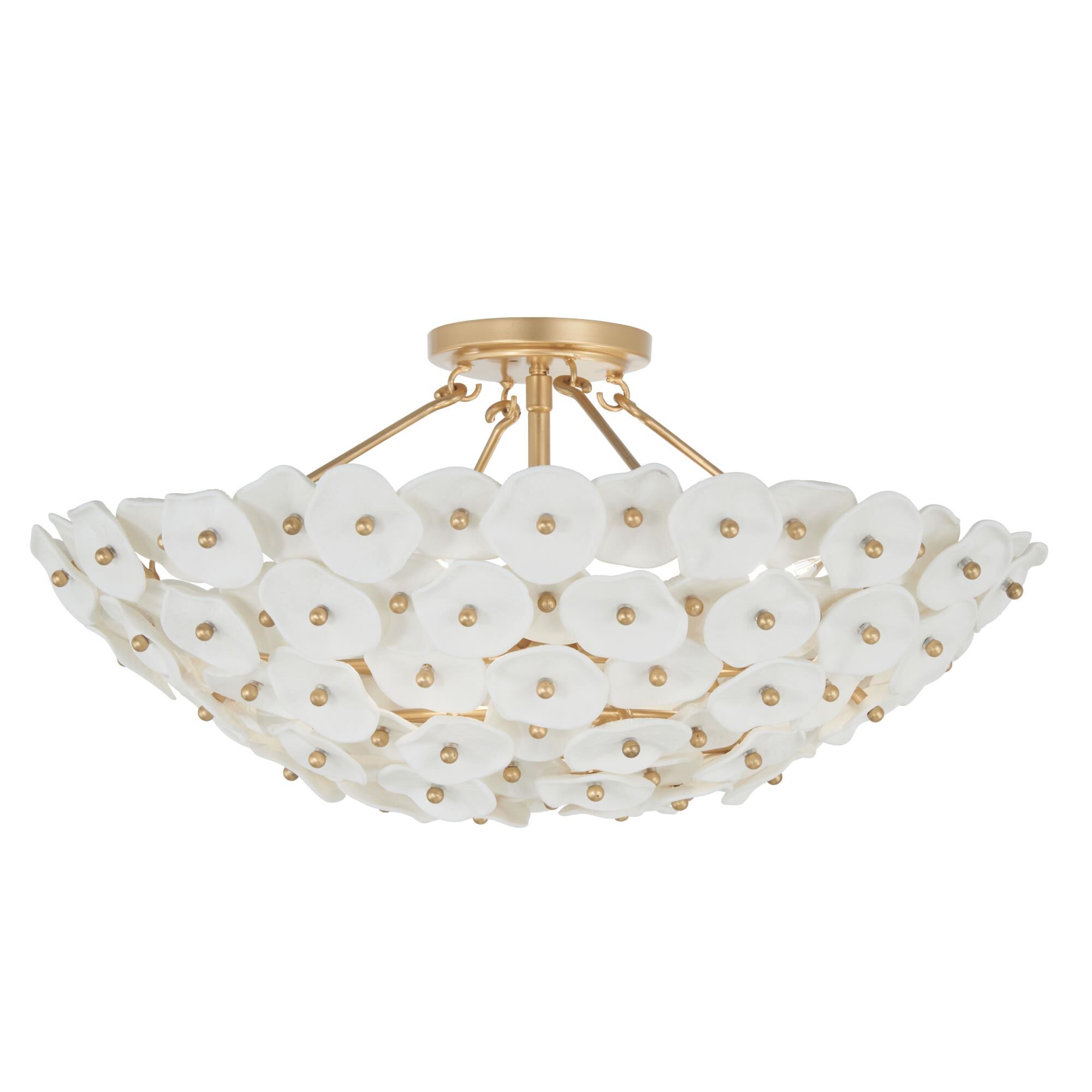Coastlyn 22 Inch Semi Flush Mount by Metropolitan Lighting