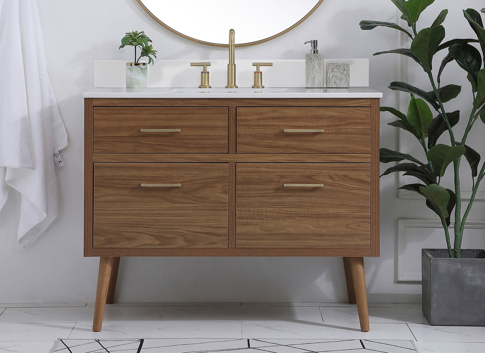 Boise 42 Inch Bath Vanity Cabinet,