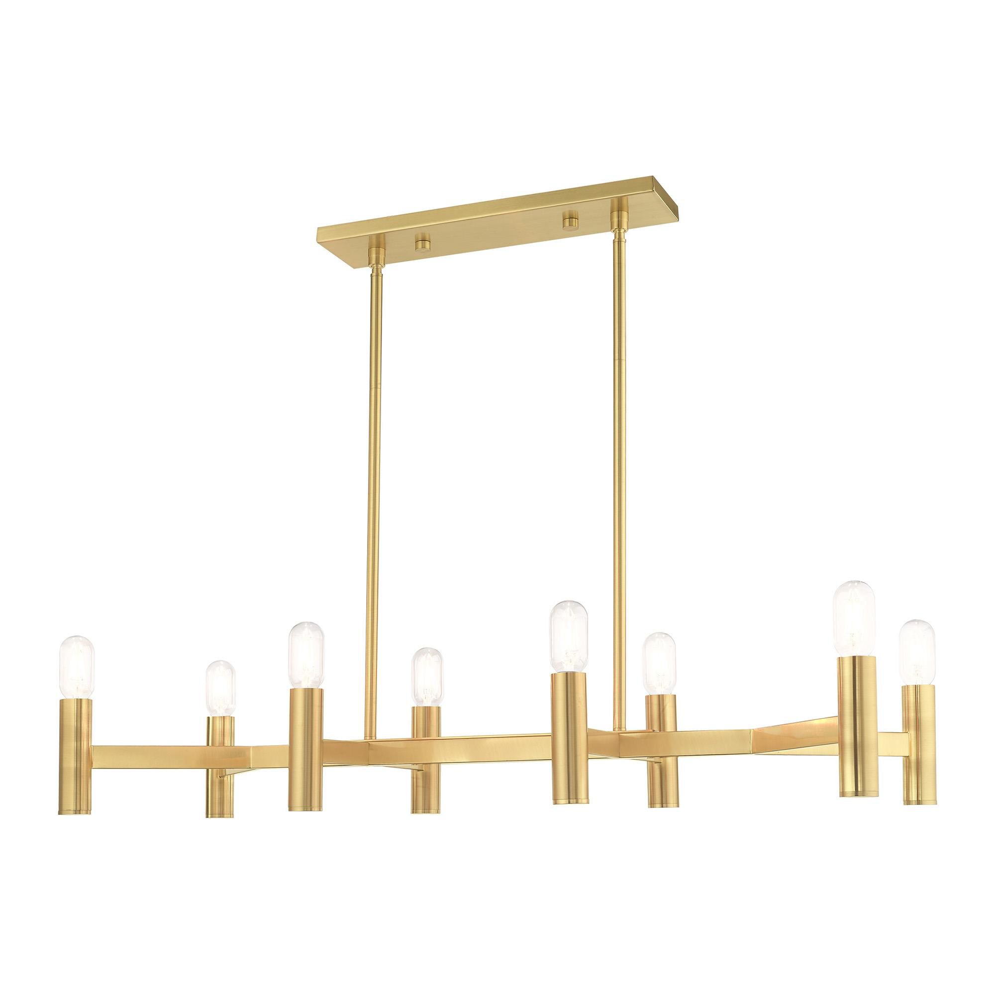 Copenhagen 40 Inch 8 Light Linear Suspension Light by Livex Lighting