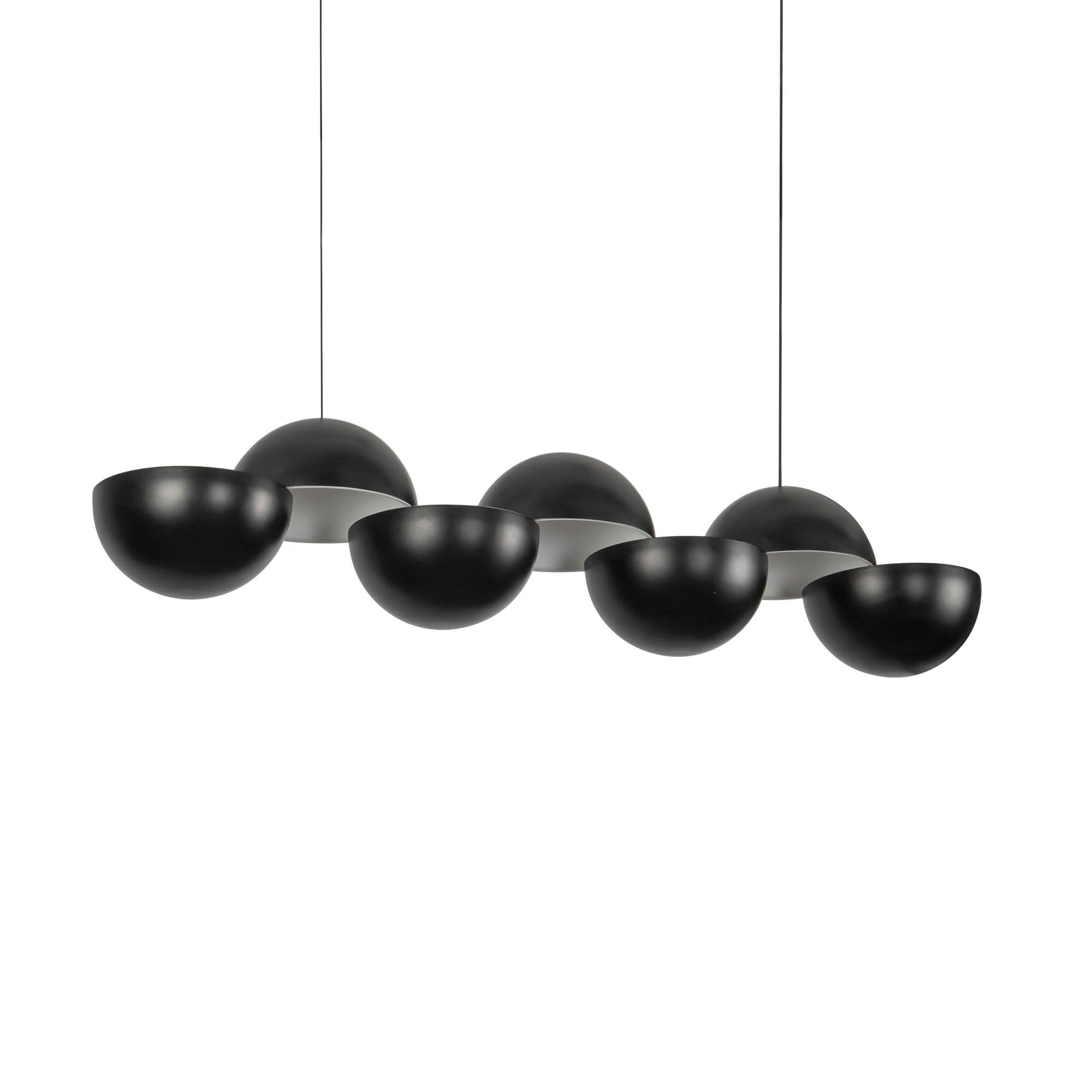 Shown in Black finish and Steel shade