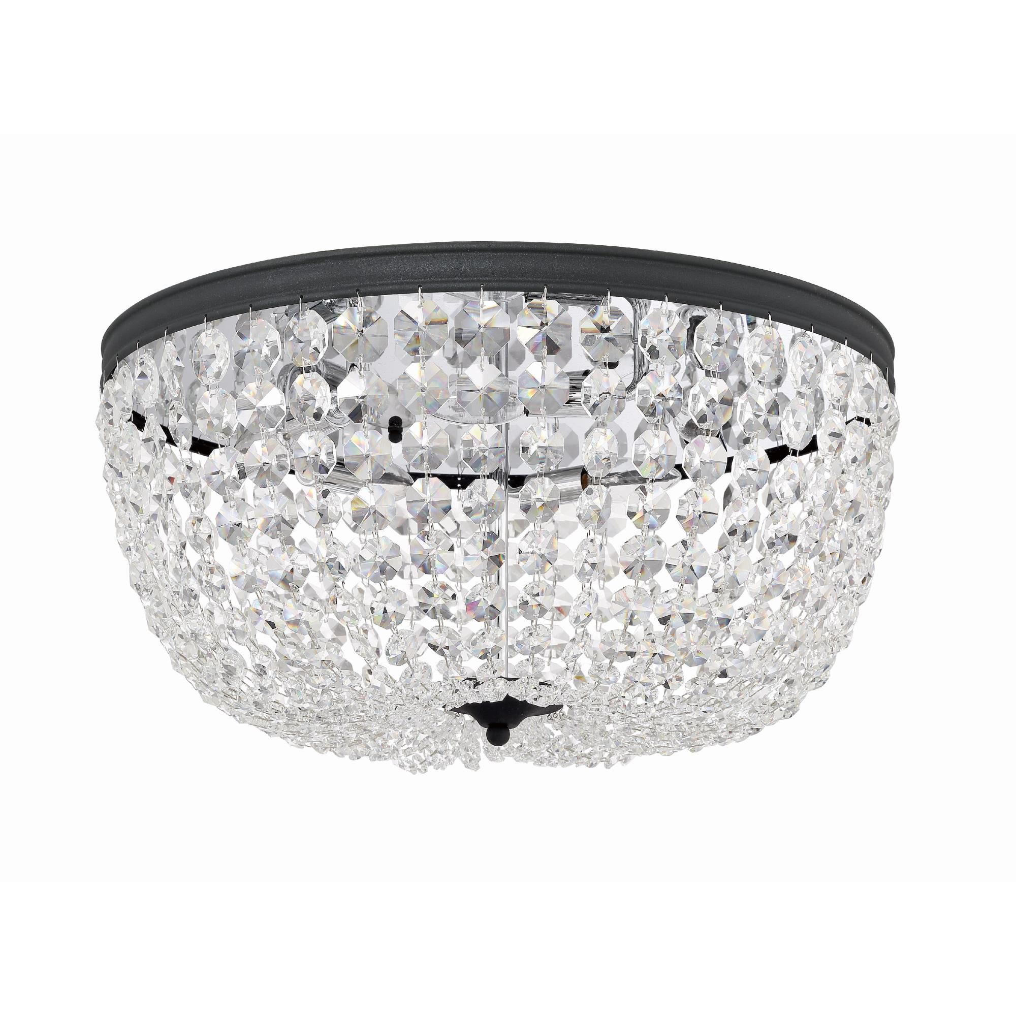 Nola 20 Inch 5 Light Flush Mount by Crystorama