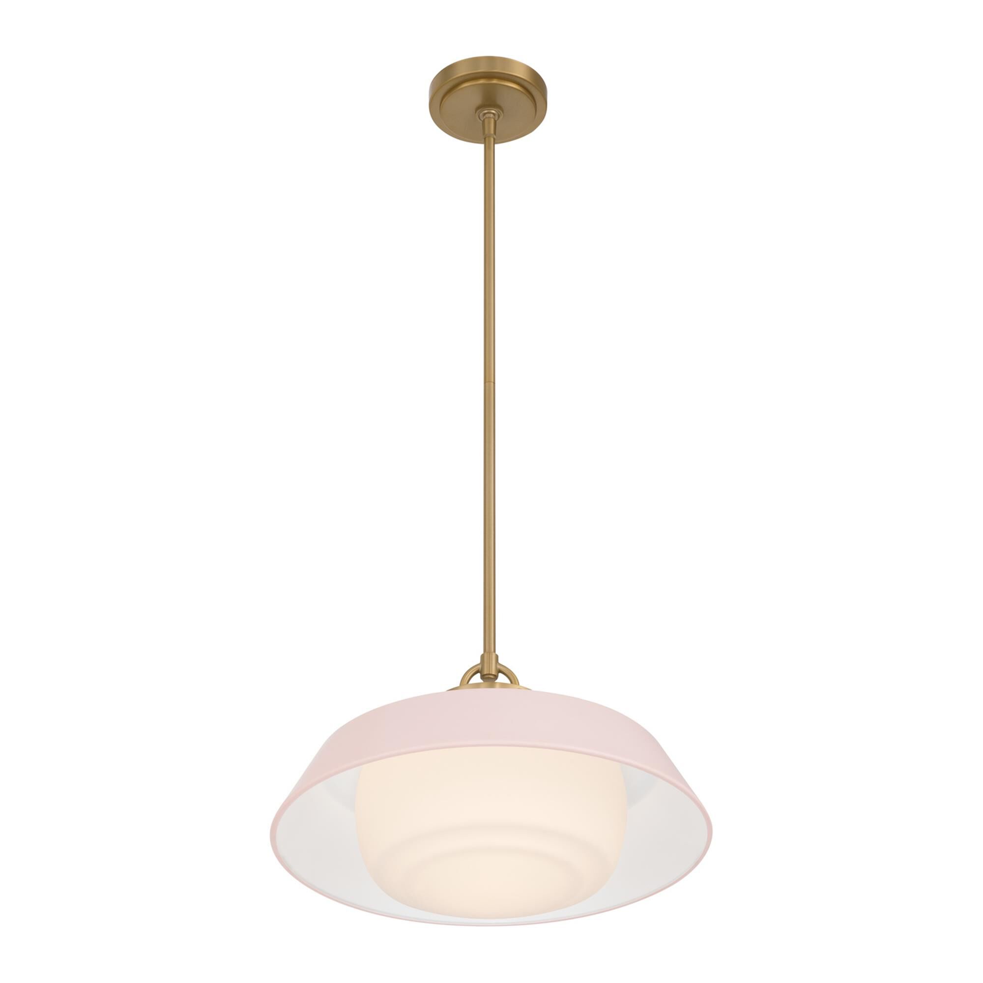 Shown in Vibrant Gold finish and Steel glass and Steel shade