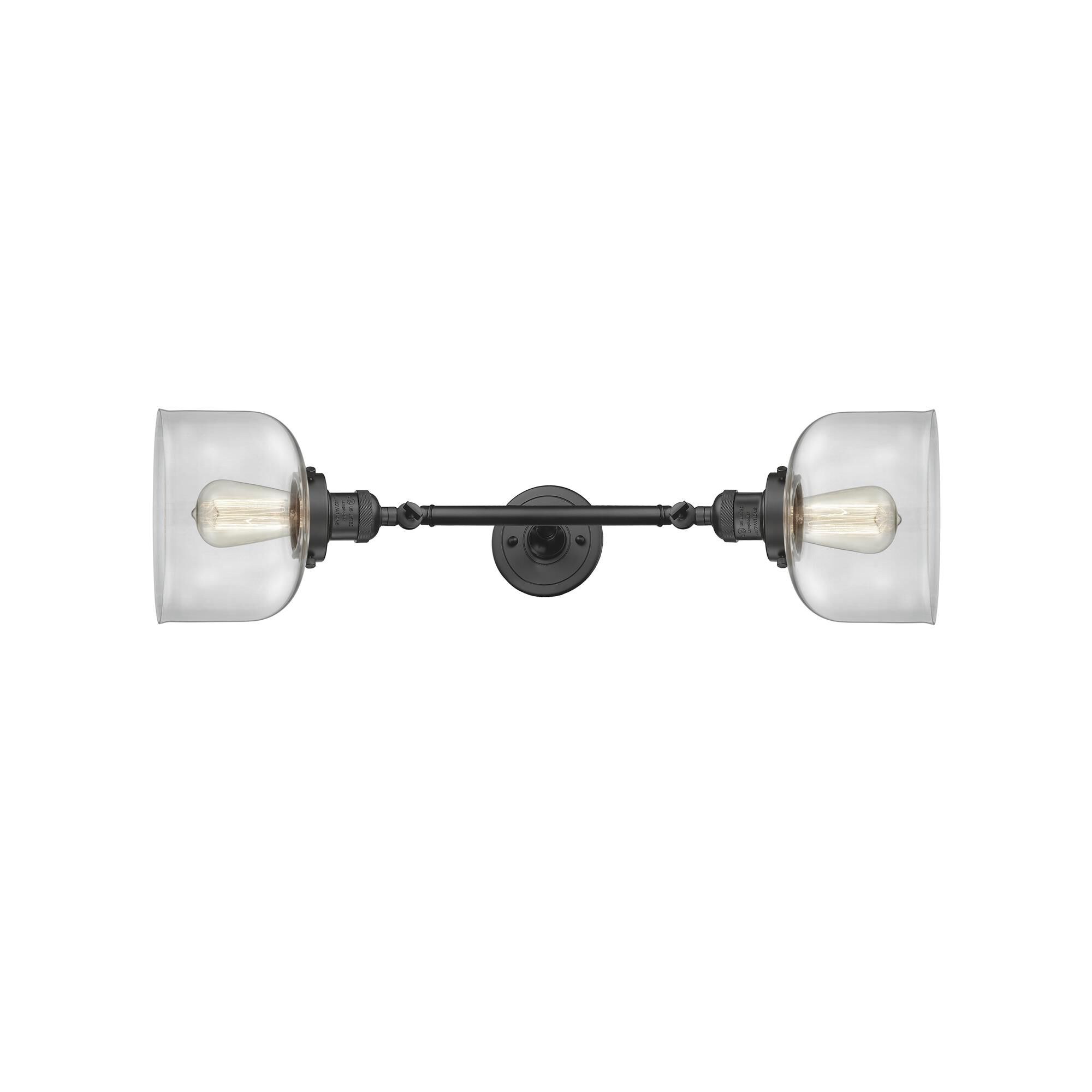 Shown in Oil Rubbed Bronze finish and Clear glass