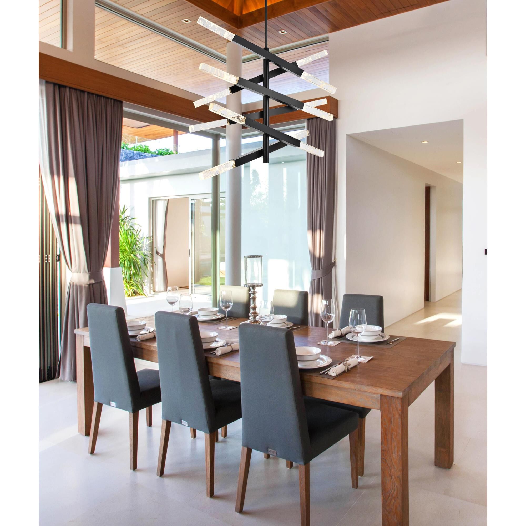 Ari 18 Inch Multi Light Pendant by Elegant Lighting