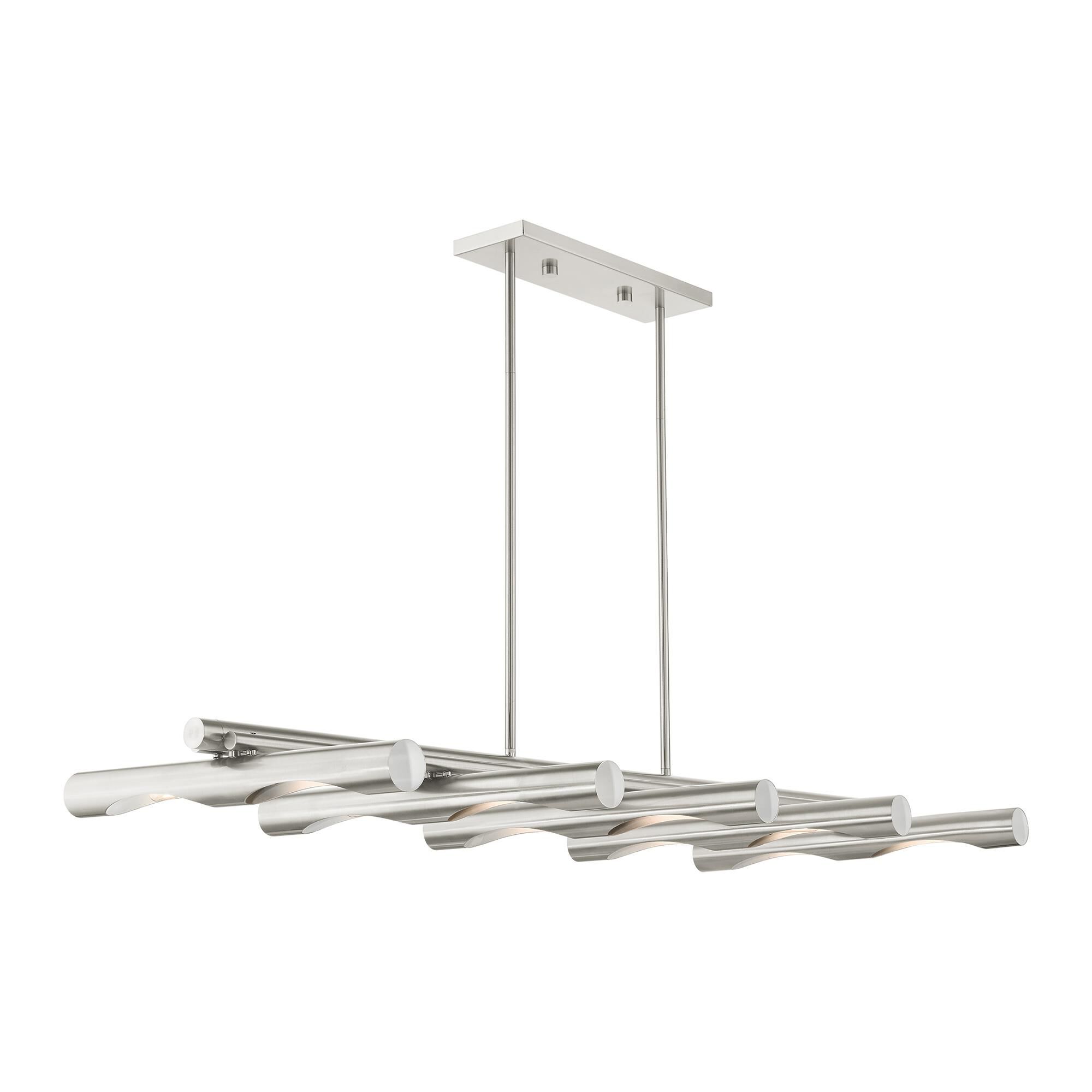 Acra 50 Inch 10 Light Linear Suspension Light by Livex Lighting