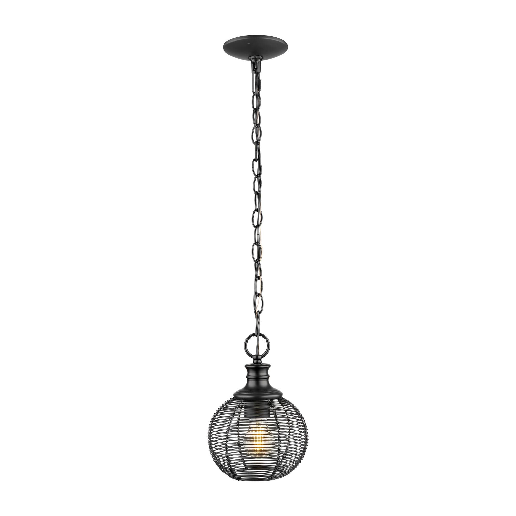 Calypso 8 Inch Mini Pendant by Golden Lighting