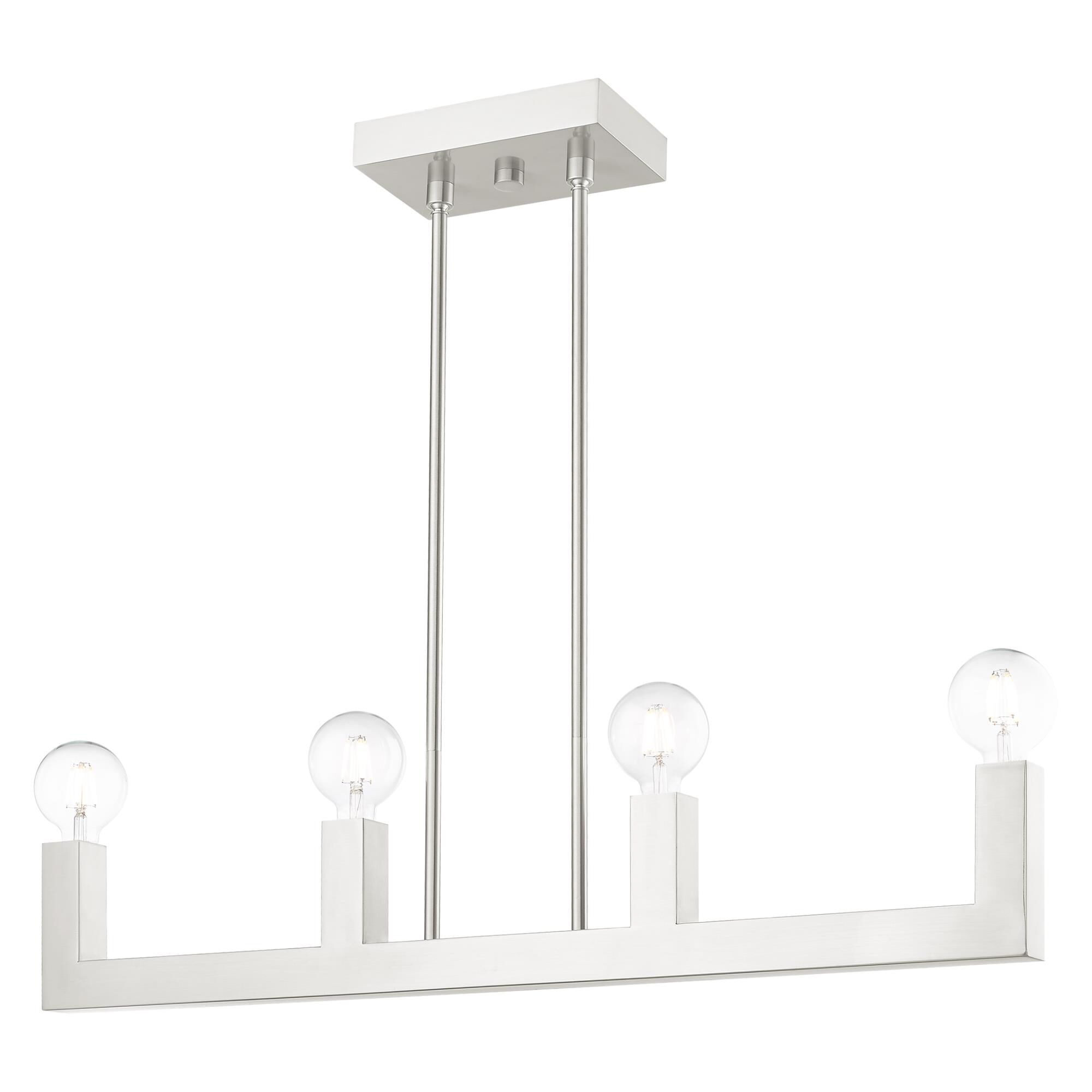 Solna 34 Inch 4 Light Linear Suspension Light by Livex Lighting