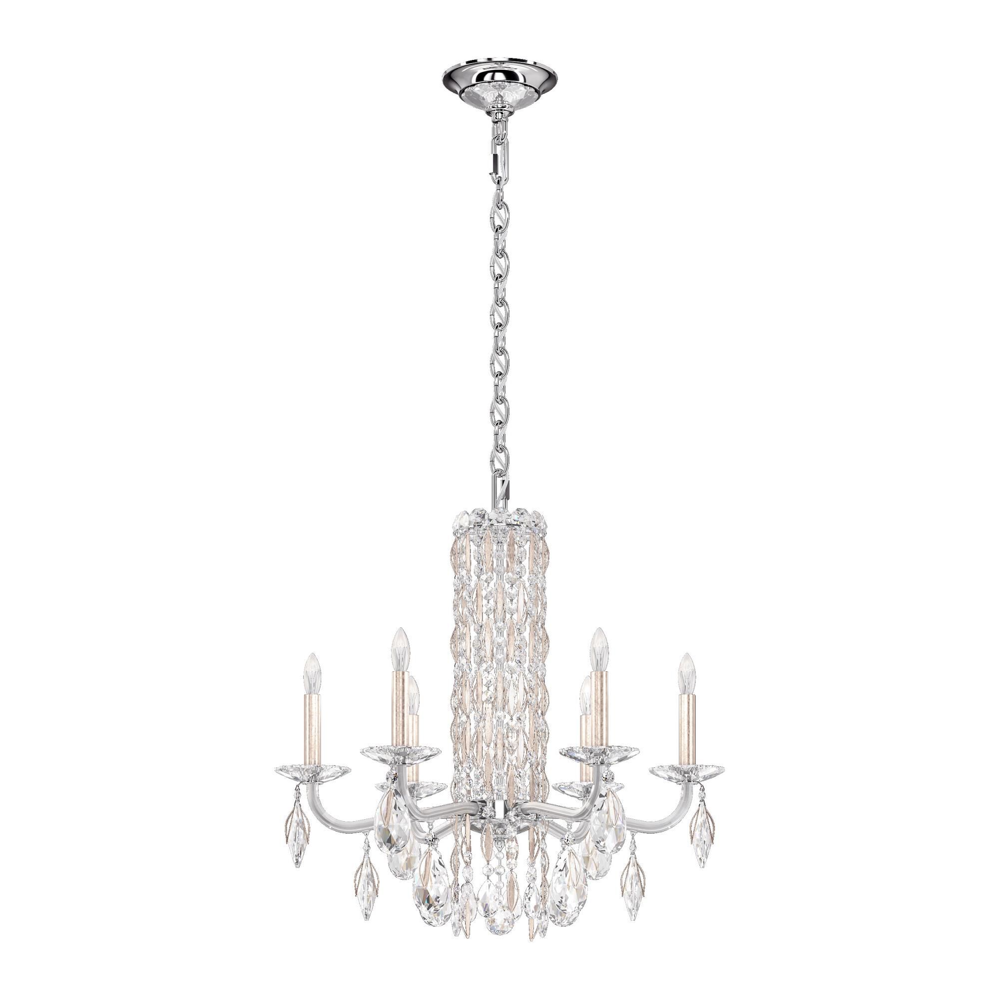 Shown in Antique Silver finish and Clear Heritage crystal