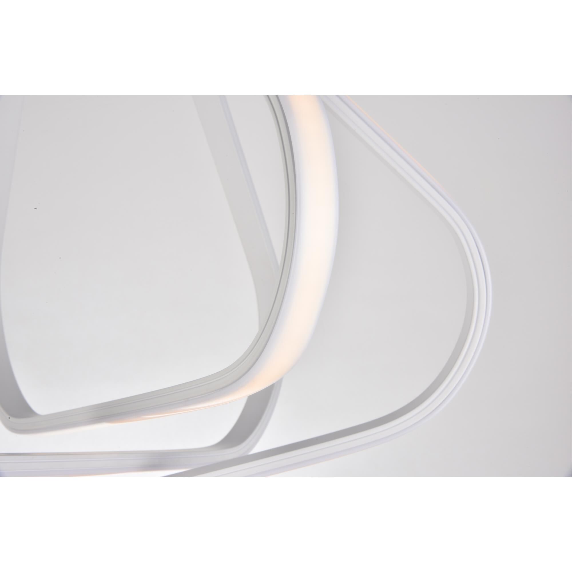 Dahlia 18 Inch 3 Light LED Flush Mount by Elegant Lighting