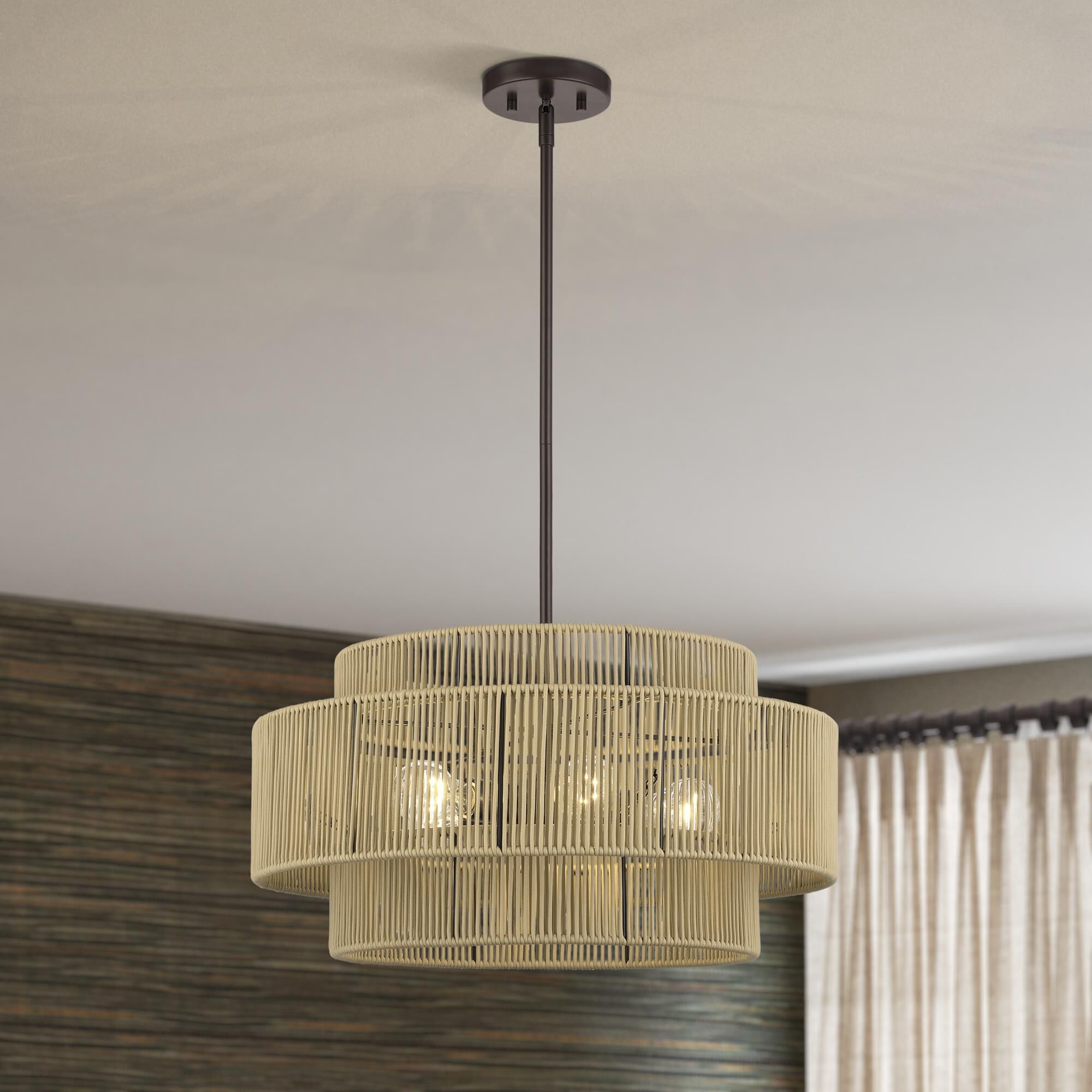Acordia 22 Inch Large Pendant by Livex Lighting