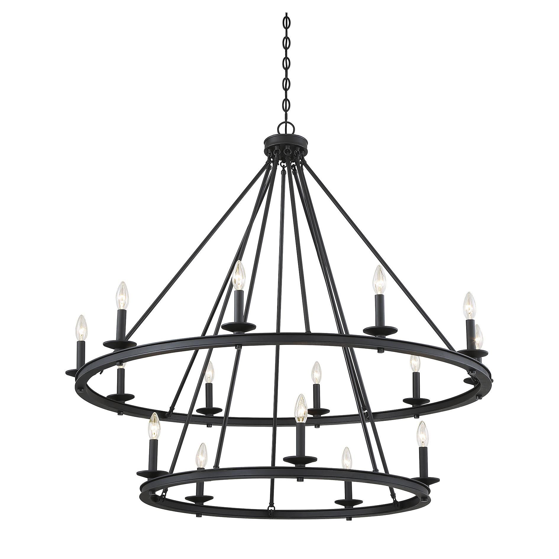 Middleton 45 Inch 15 Light Chandelier by Savoy House