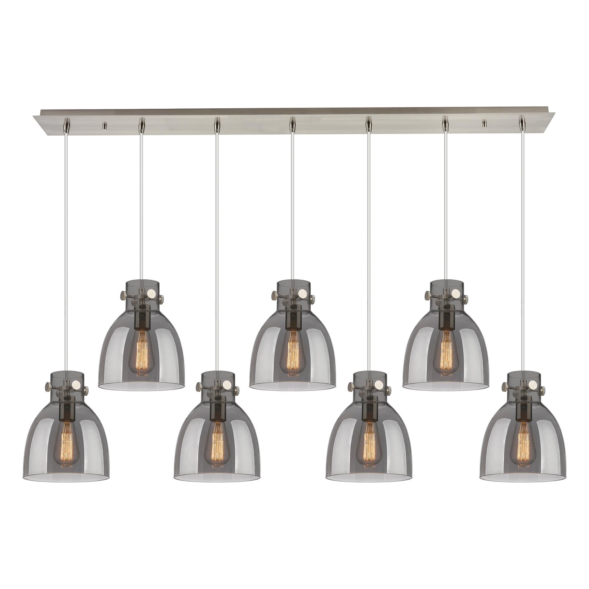 Bruno Marashlian Newton Bell 51 Inch 7 Light Linear Suspension Light by Innovations Lighting