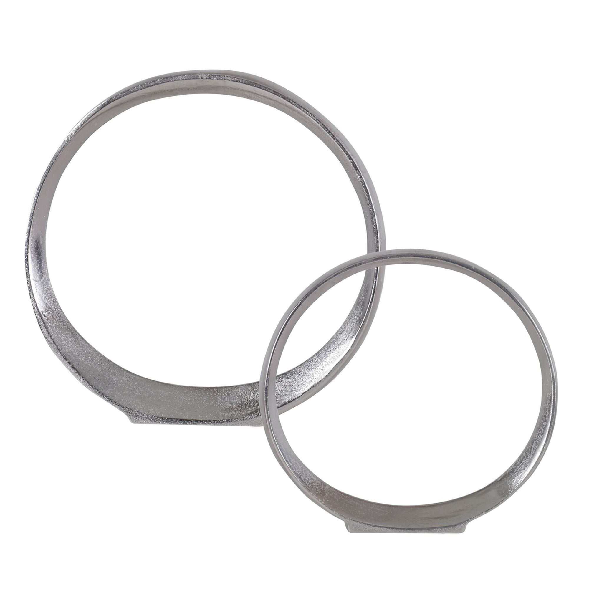 Shown in Aluminum Accessories Showcase A Contemporary Look With Streamlined Curves Finished In Nickel. Sizes: finish