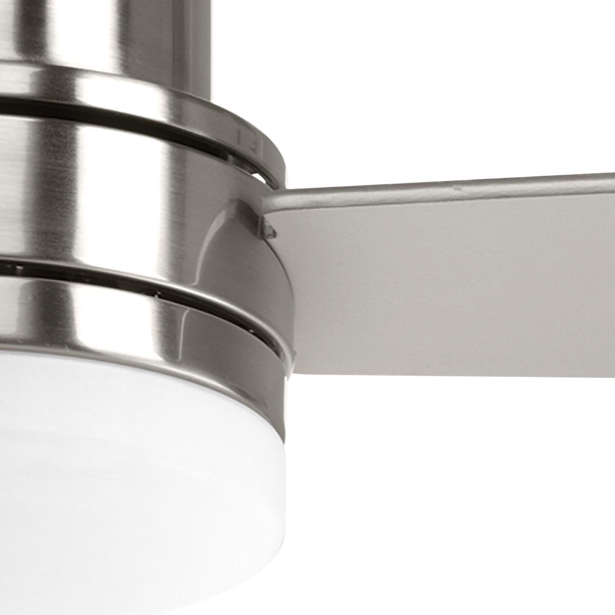 Shown in Brushed Nickel finish and Etched Opal glass