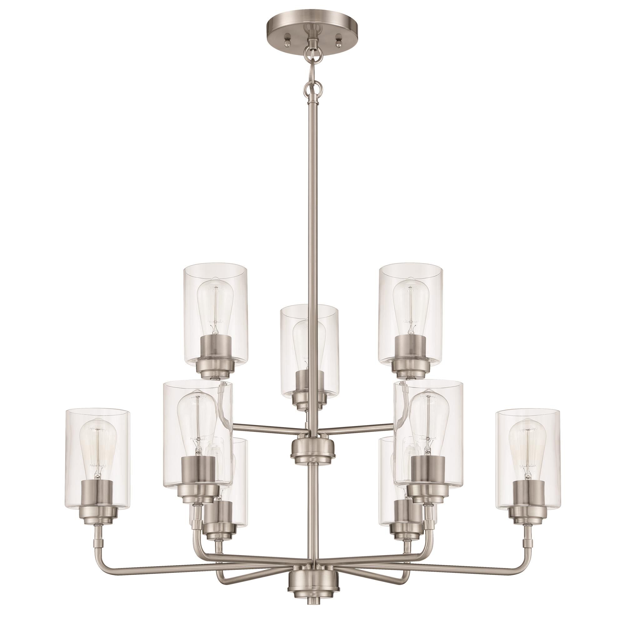 Stowe 30 Inch 9 Light Chandelier by Craftmade