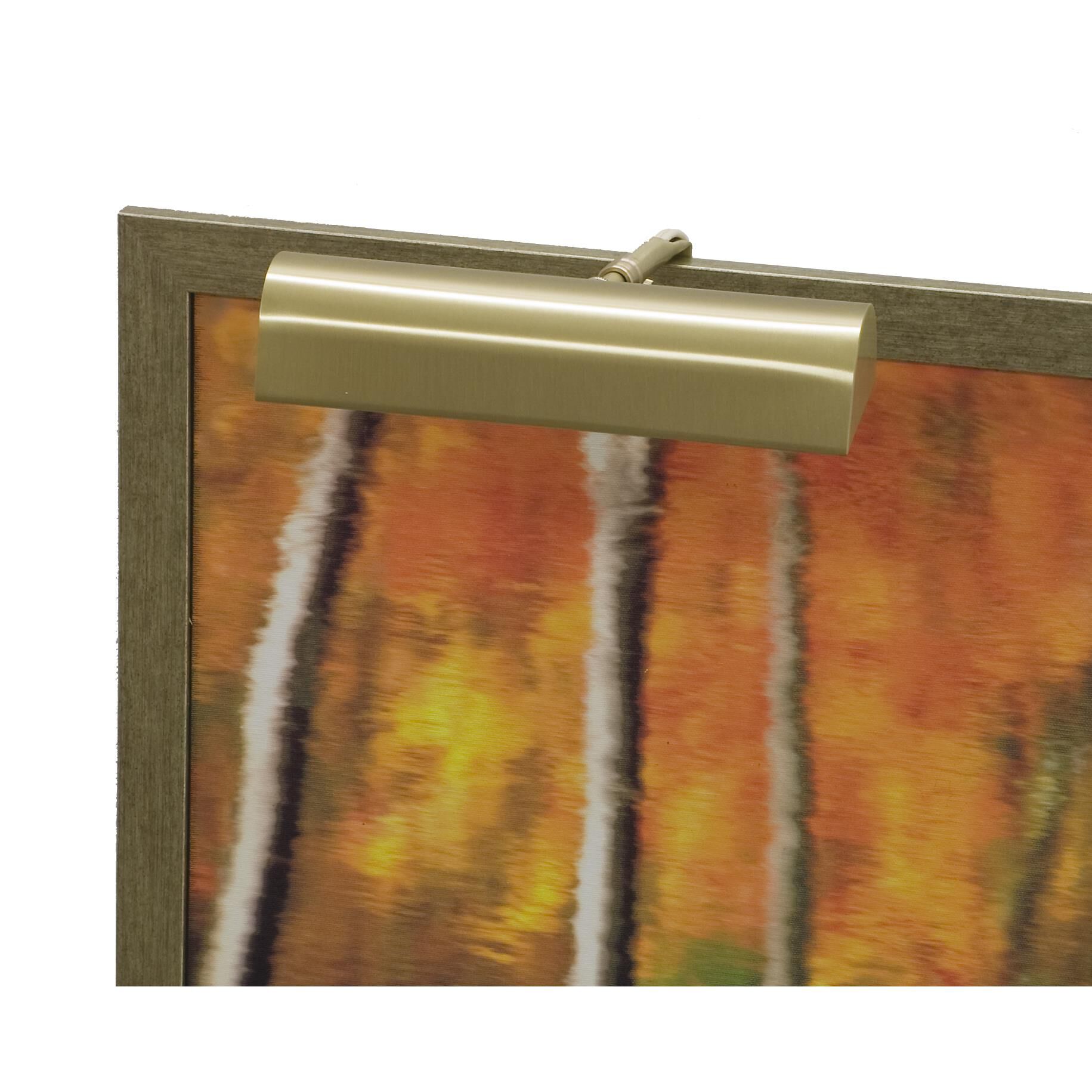 Shown in Satin Brass finish and Metal shade