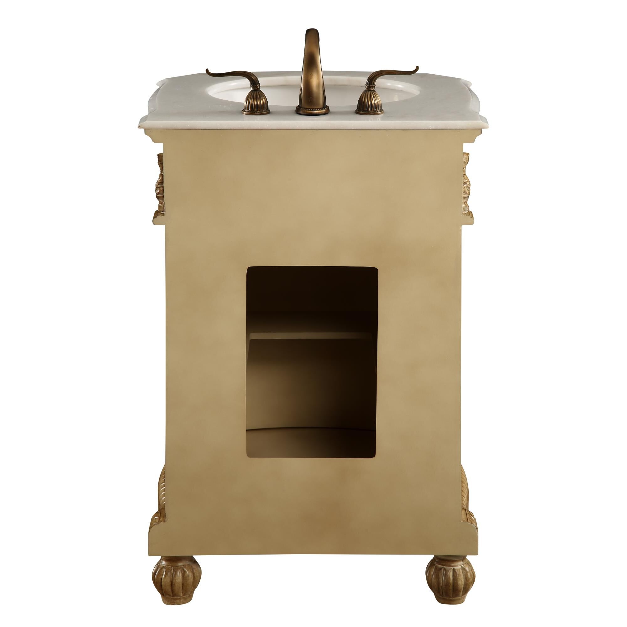 Shown in Antique Beige finish