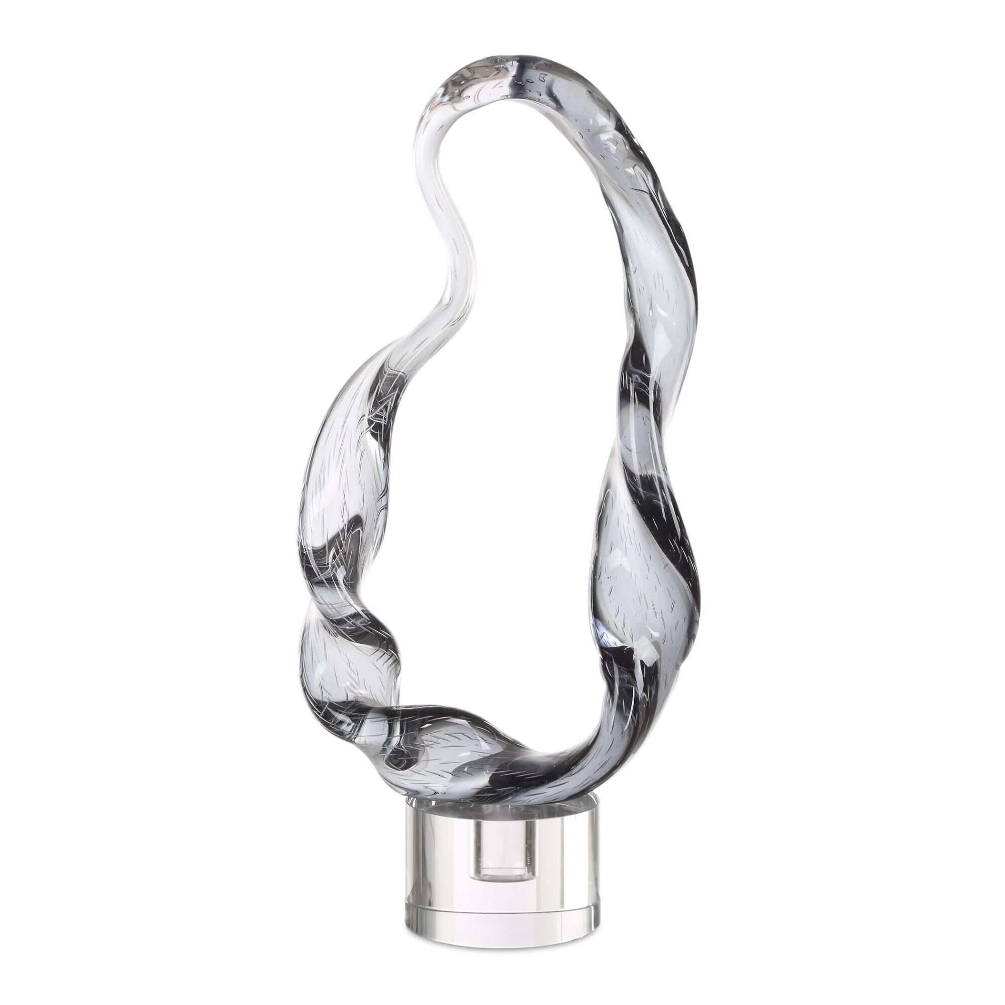 Grace Feyock Luminous Twist 9 Inch Sculpture by Uttermost