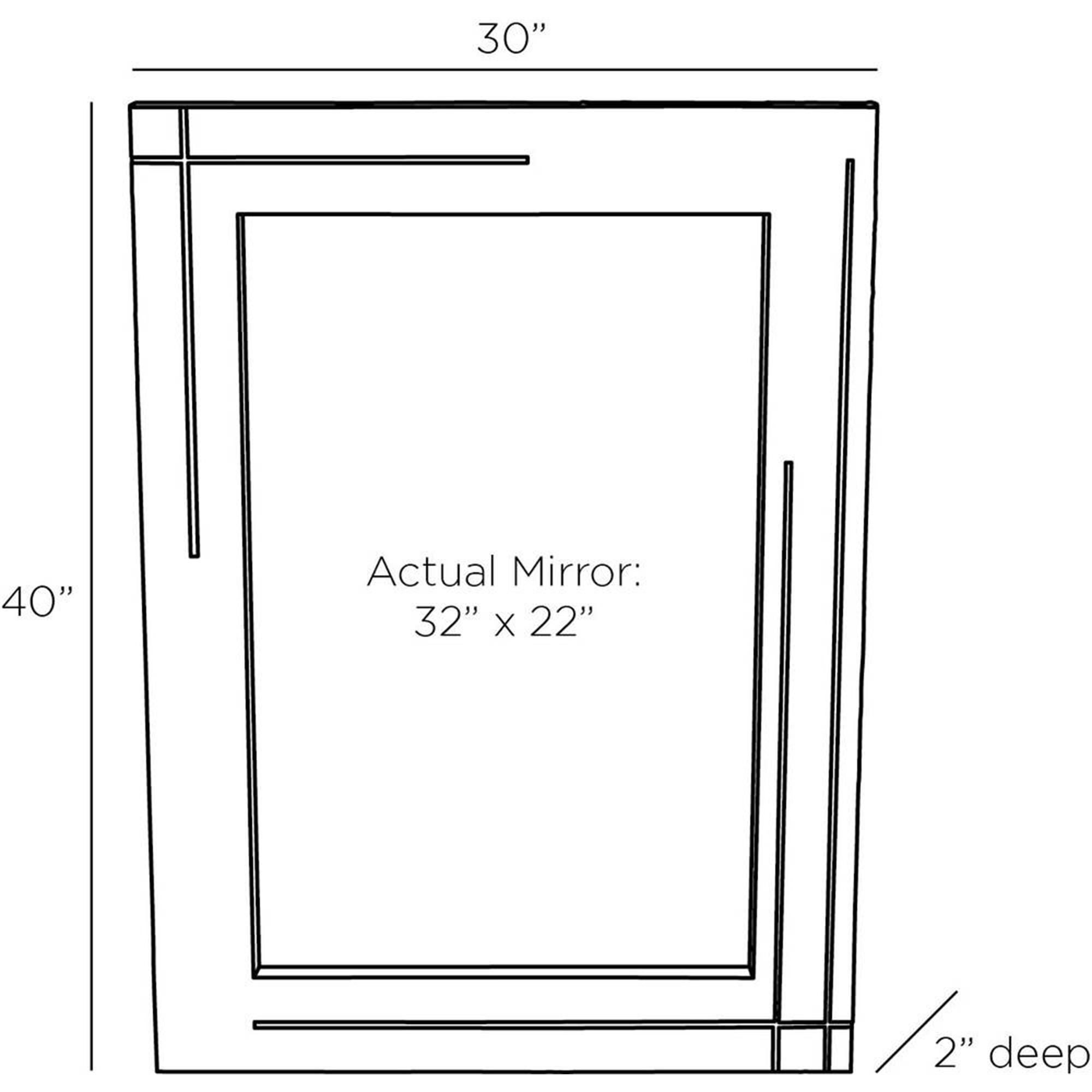 Yvette 40 Inch Decorative Mirror by Arteriors Home