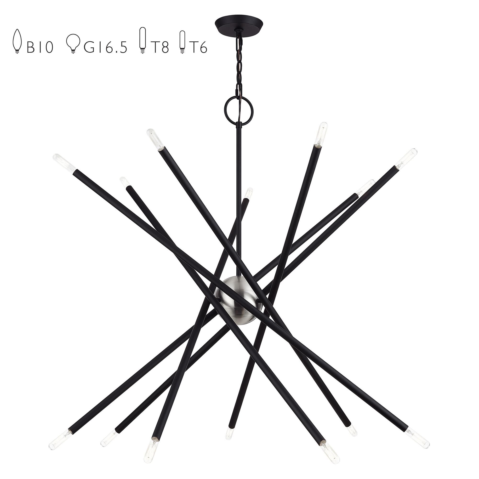 Soho 40 Inch Chandelier by Livex Lighting