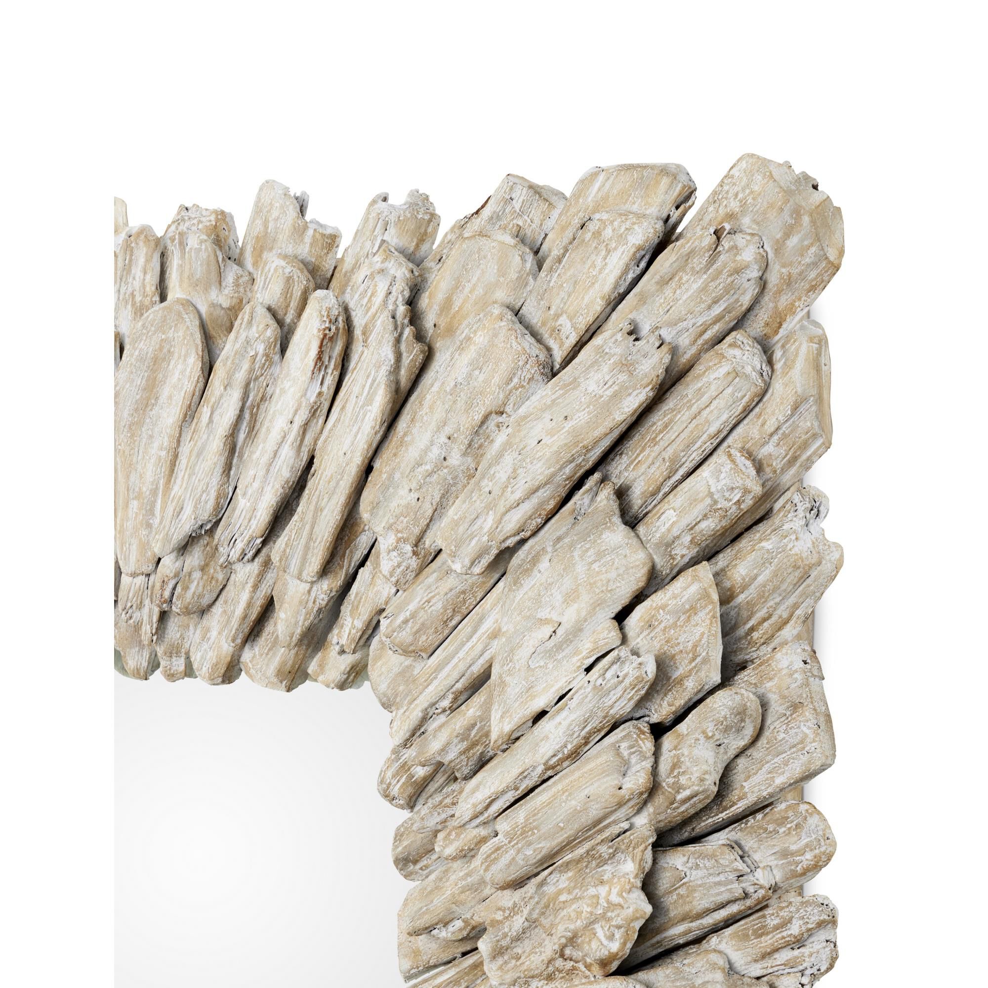 Shown in Whitewashed Driftwood and Mirror finish