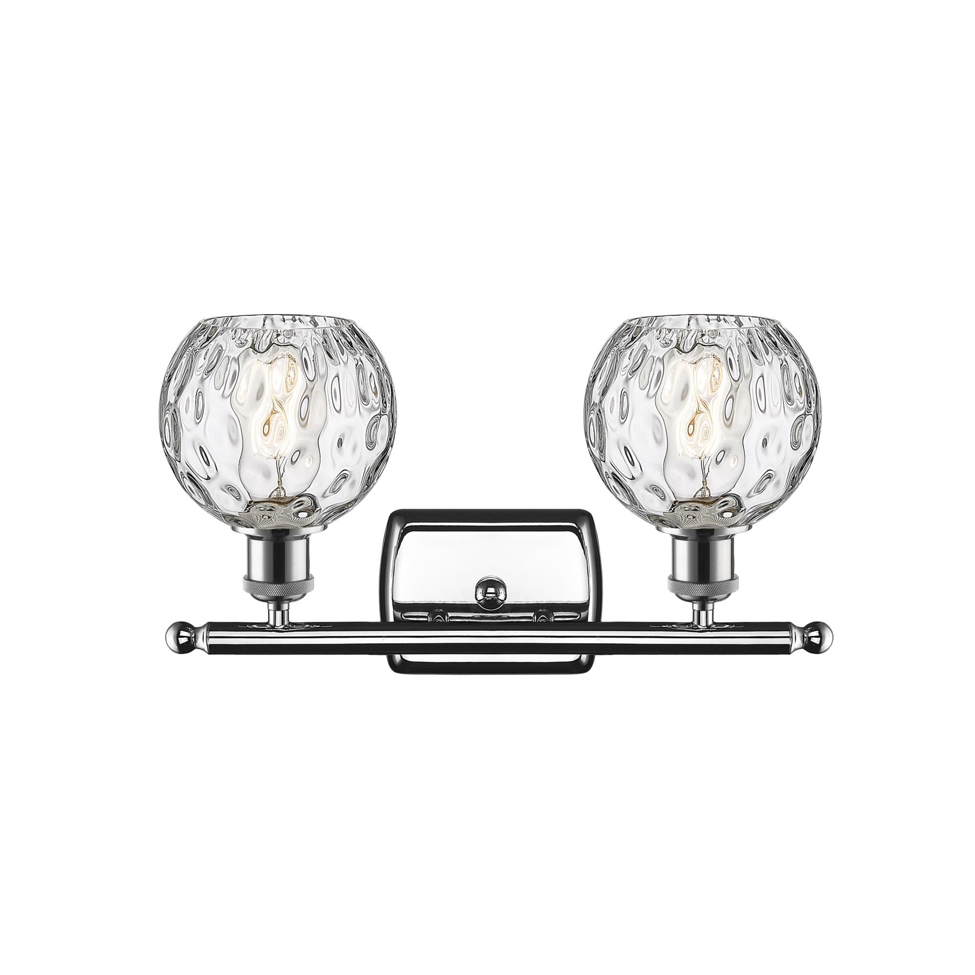 Shown in Polished Chrome finish and Clear glass