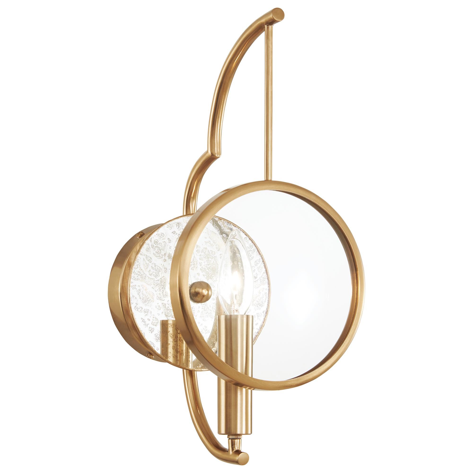 Shown in Brass Antq finish and Silver Antq glass