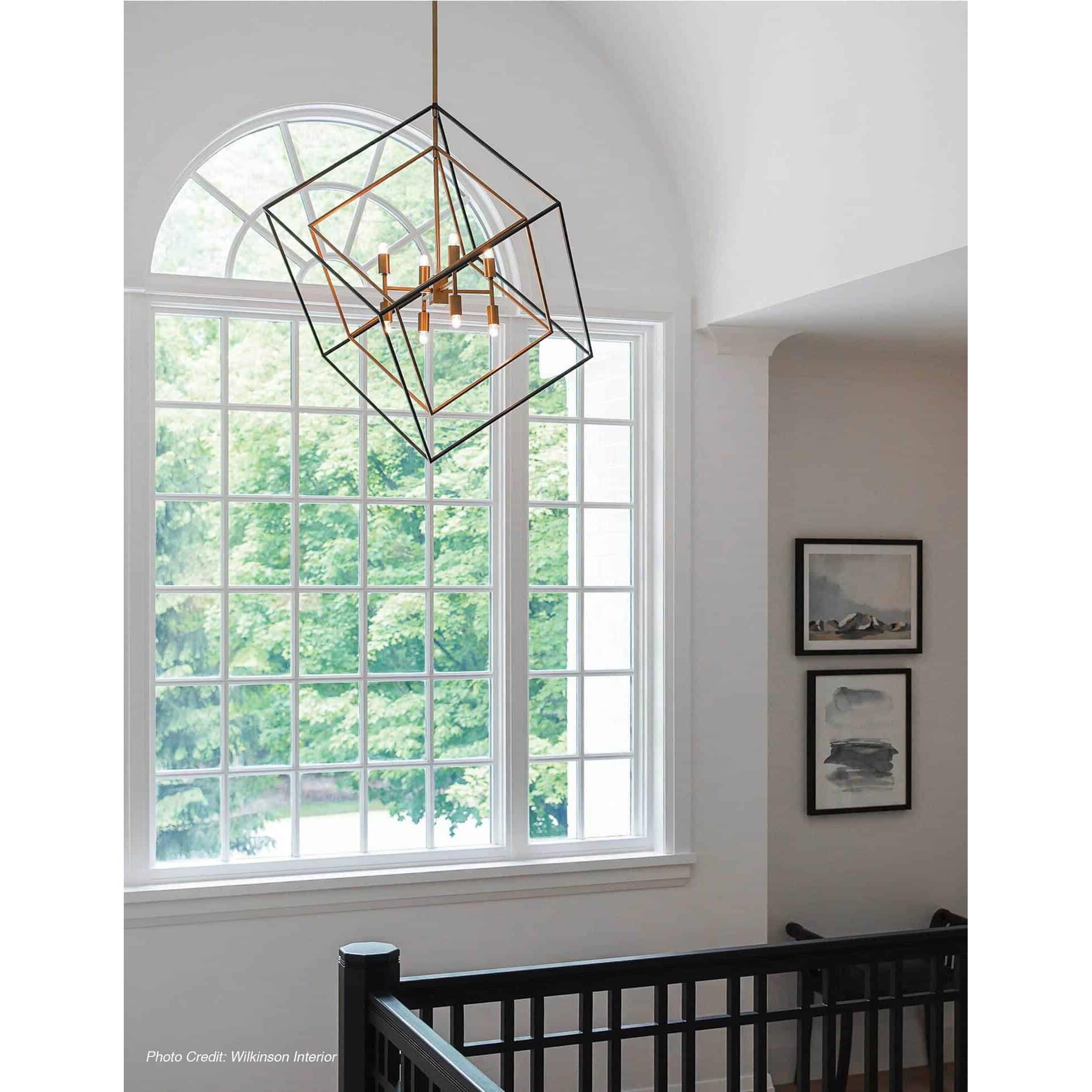 Kappa 27 Inch 8 Light LED Chandelier by Dainolite