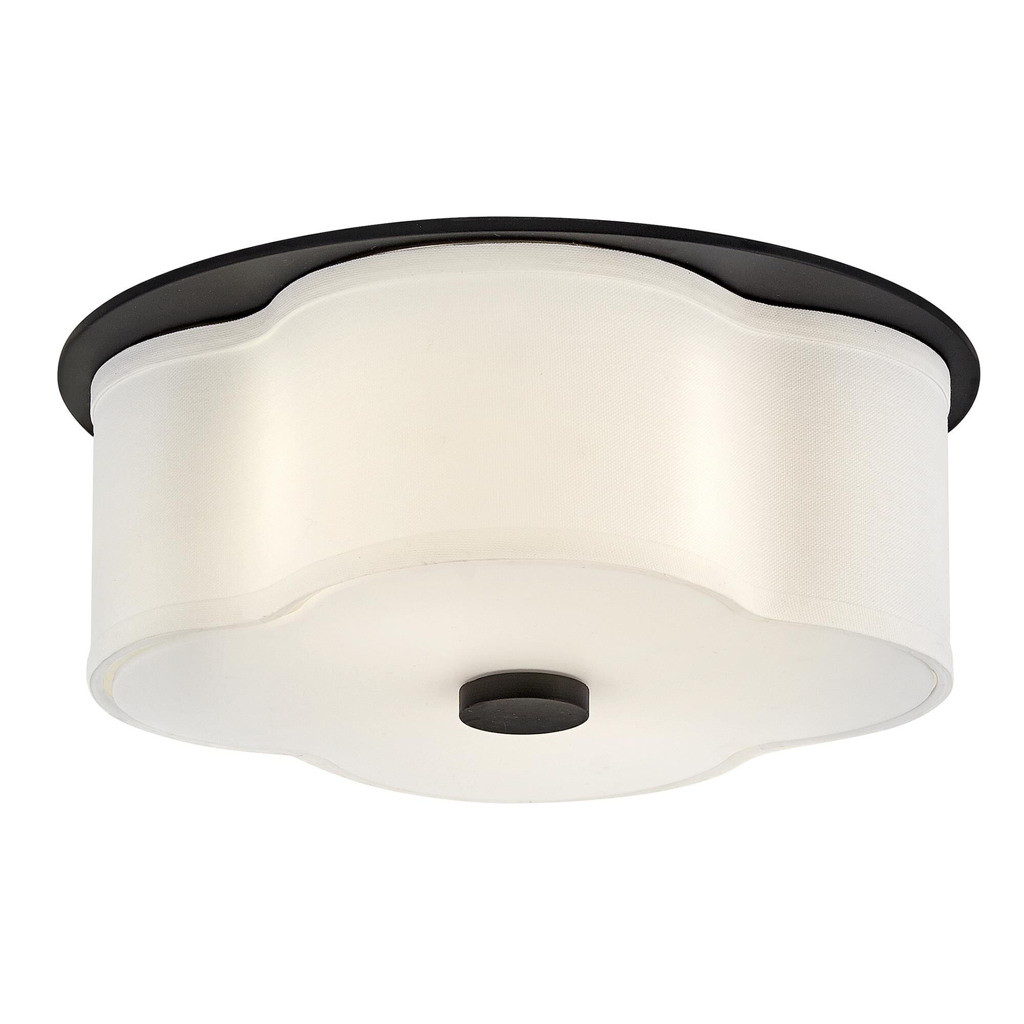 Delaney 14 Inch 2 Light Flush Mount,